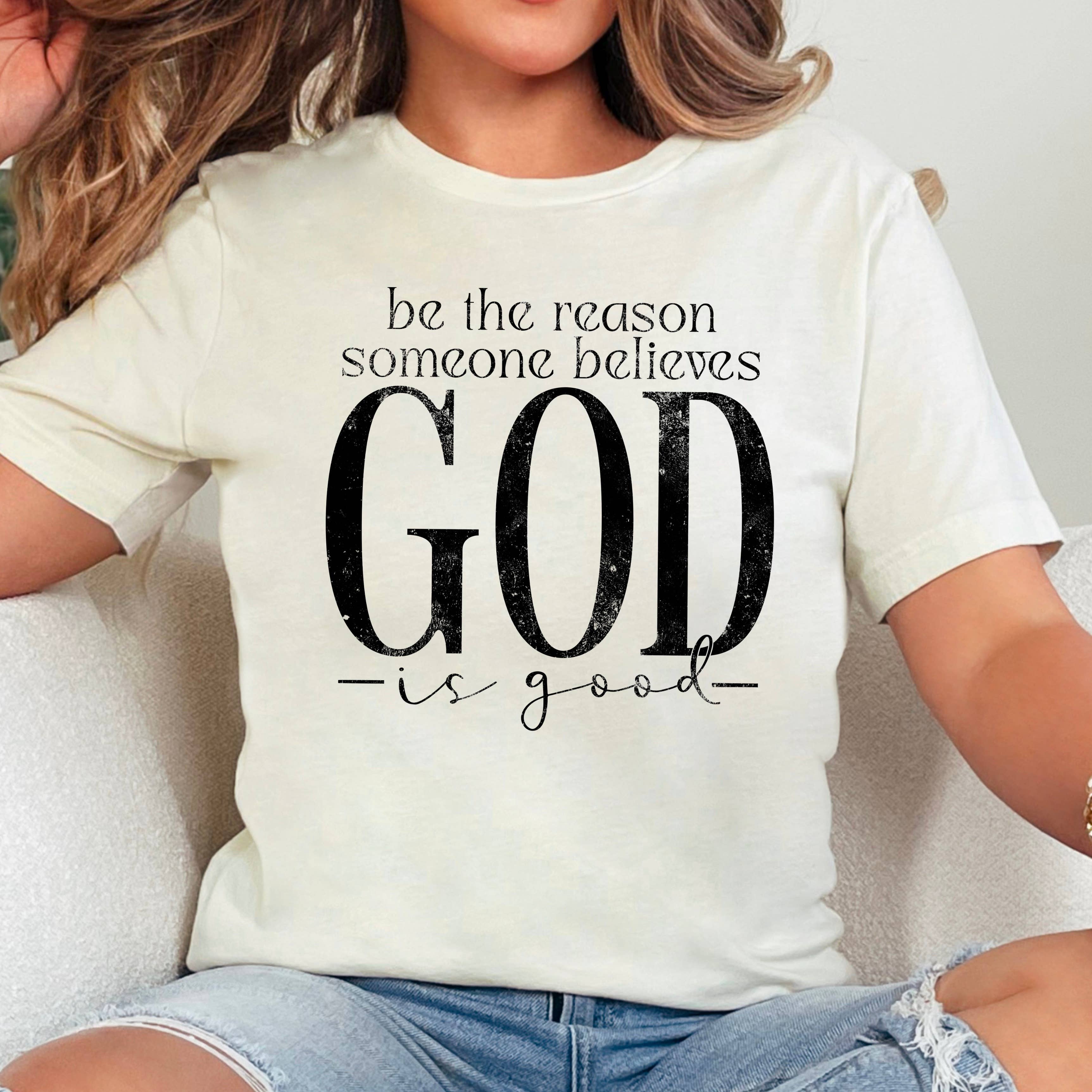 Be the Reason  Christian Graphic Tee  | Bella Canvas Hoodie, Sweatshirt | PodTeesHub.com