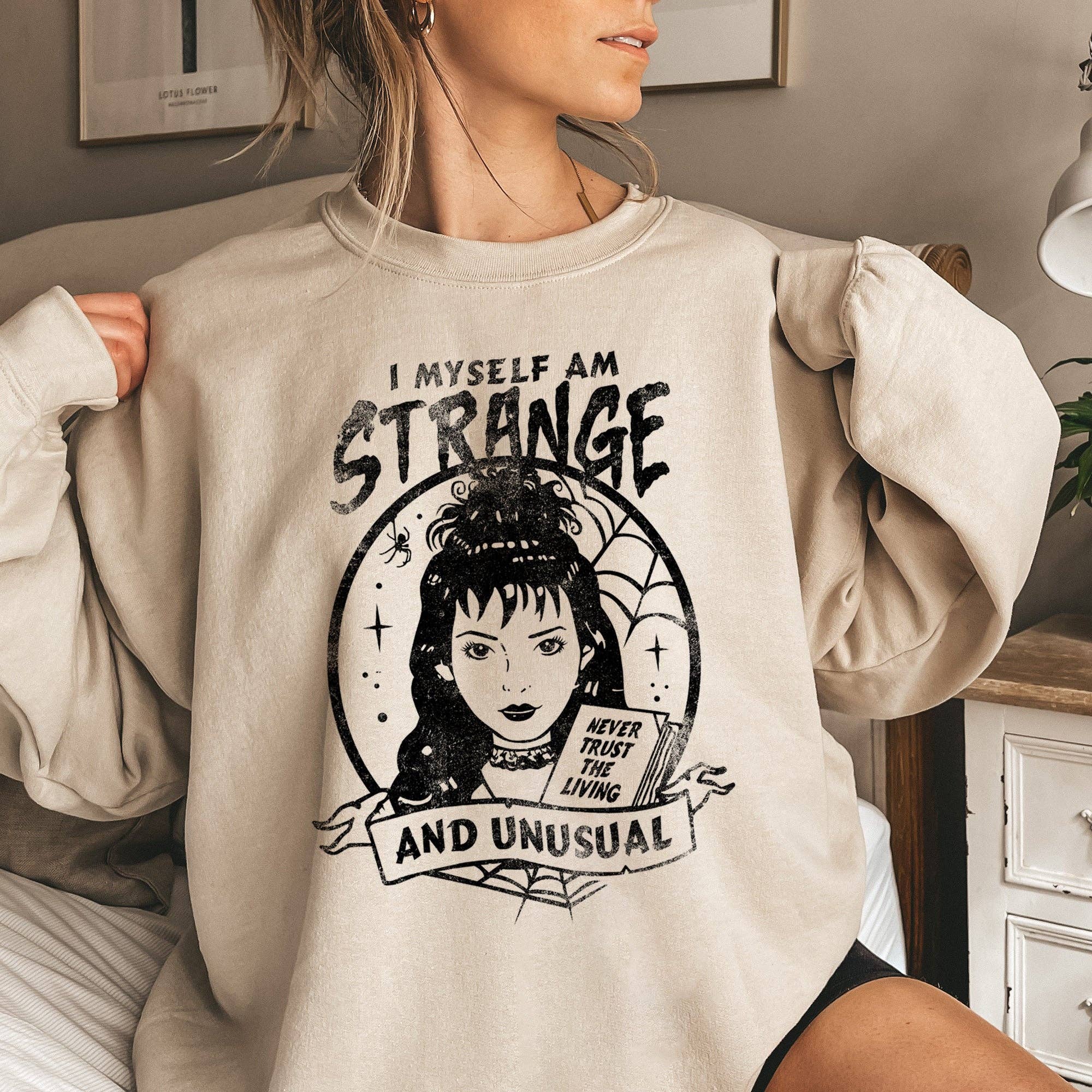 Strange and Unusual Halloween Sweatshirt T-Shirts, Hoodie | PodTeesHub.com