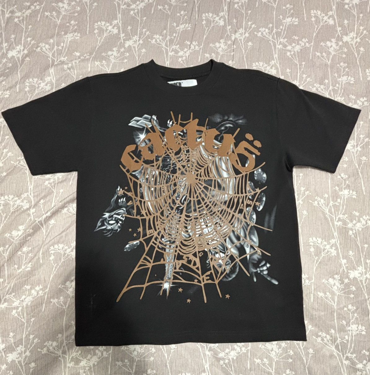 Travis Scott Sp5der X Cactus Jack Airbrush T-Shirts, Hoodie, Sweatshirt