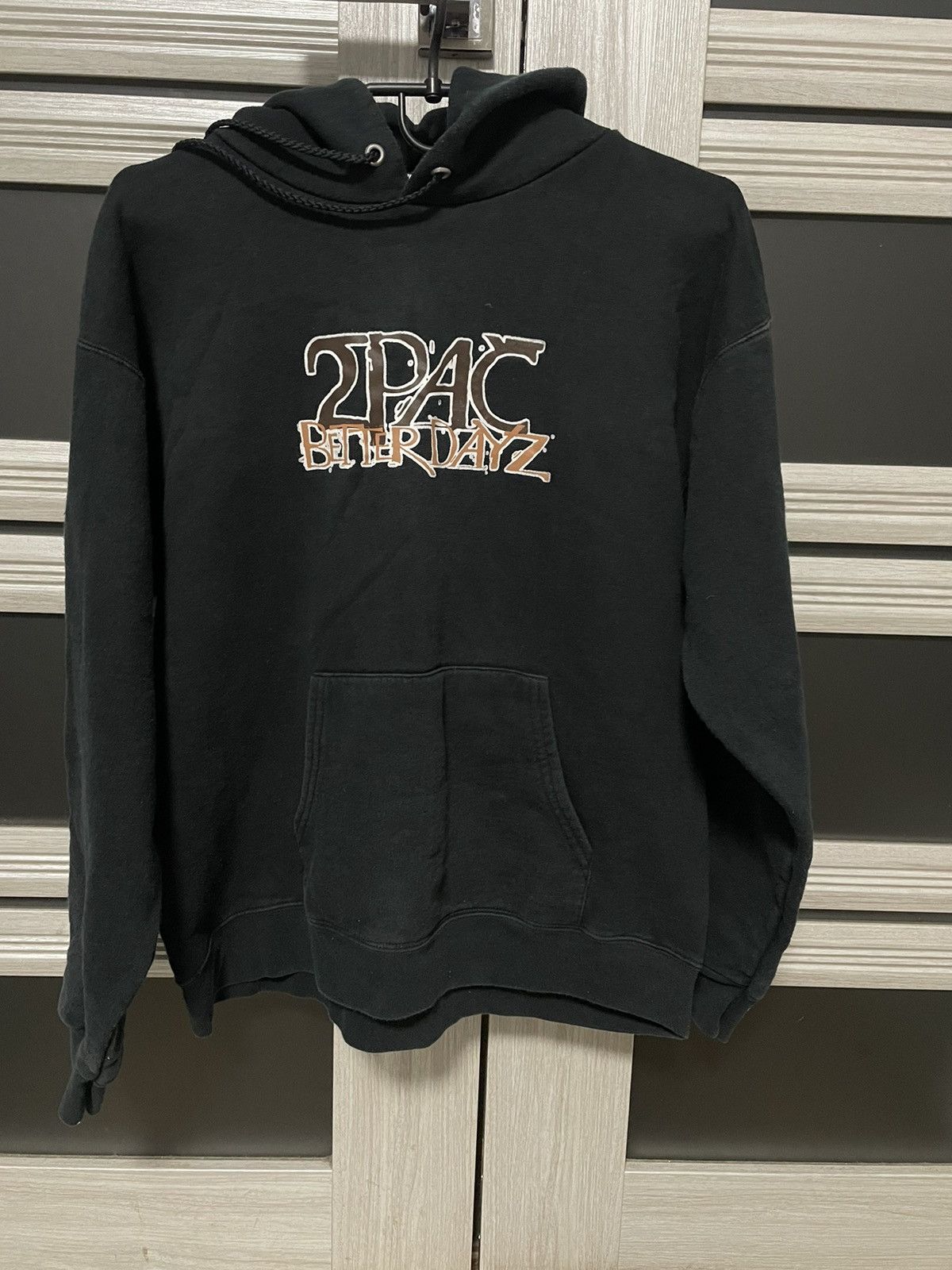 Rap Tees X Vintage Vintage 2002 Tupac Better Dayz Album Promo Hoodie Hip Hop Sweatshirt | PodTeesHub.com