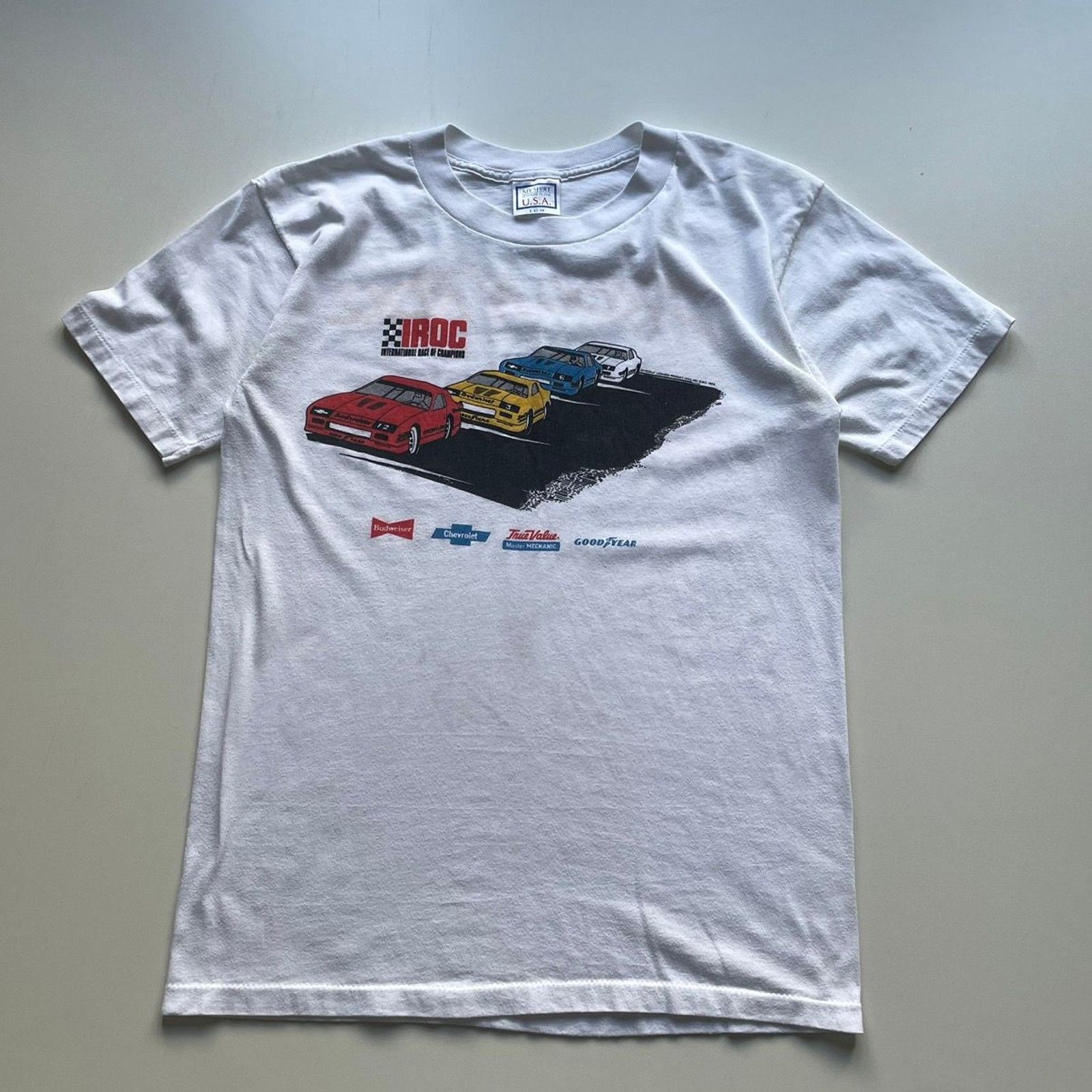 Vintage 90s Nascar Budweiser Chevrolet Racing Small T-Shirts, Hoodie, Sweatshirt