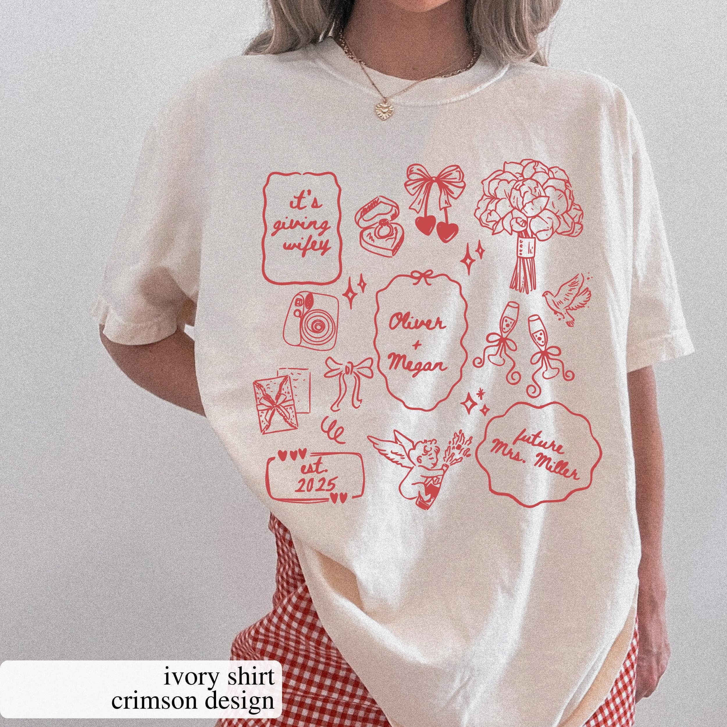 Personalized Future Mrs Engagement Bride Wifey Shirt Hoodie, Sweatshirt | PodTeesHub.com