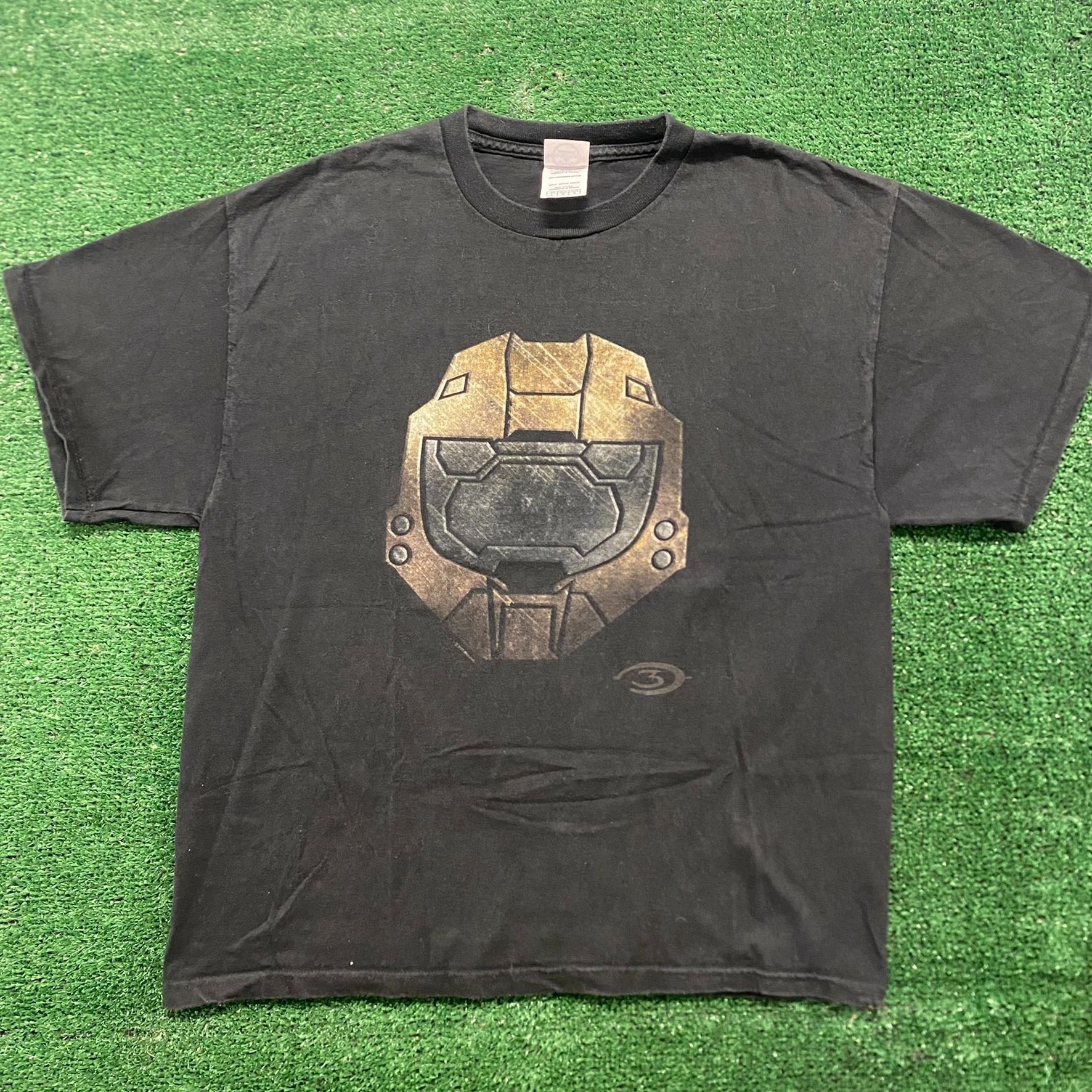 Vintage Halo 3 Master Chief Tee Vintage Y2k Gamer Gaming Shirt Hoodie, Sweatshirt | PodTeesHub.com