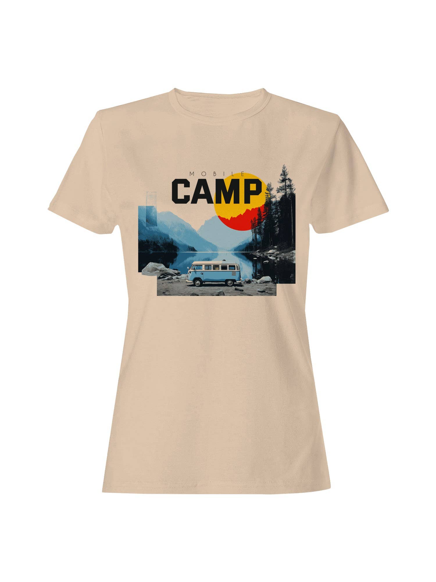 Retro Van Adventure Graphic Women's T-Shirt Hoodie, Sweatshirt | PodTeesHub.com