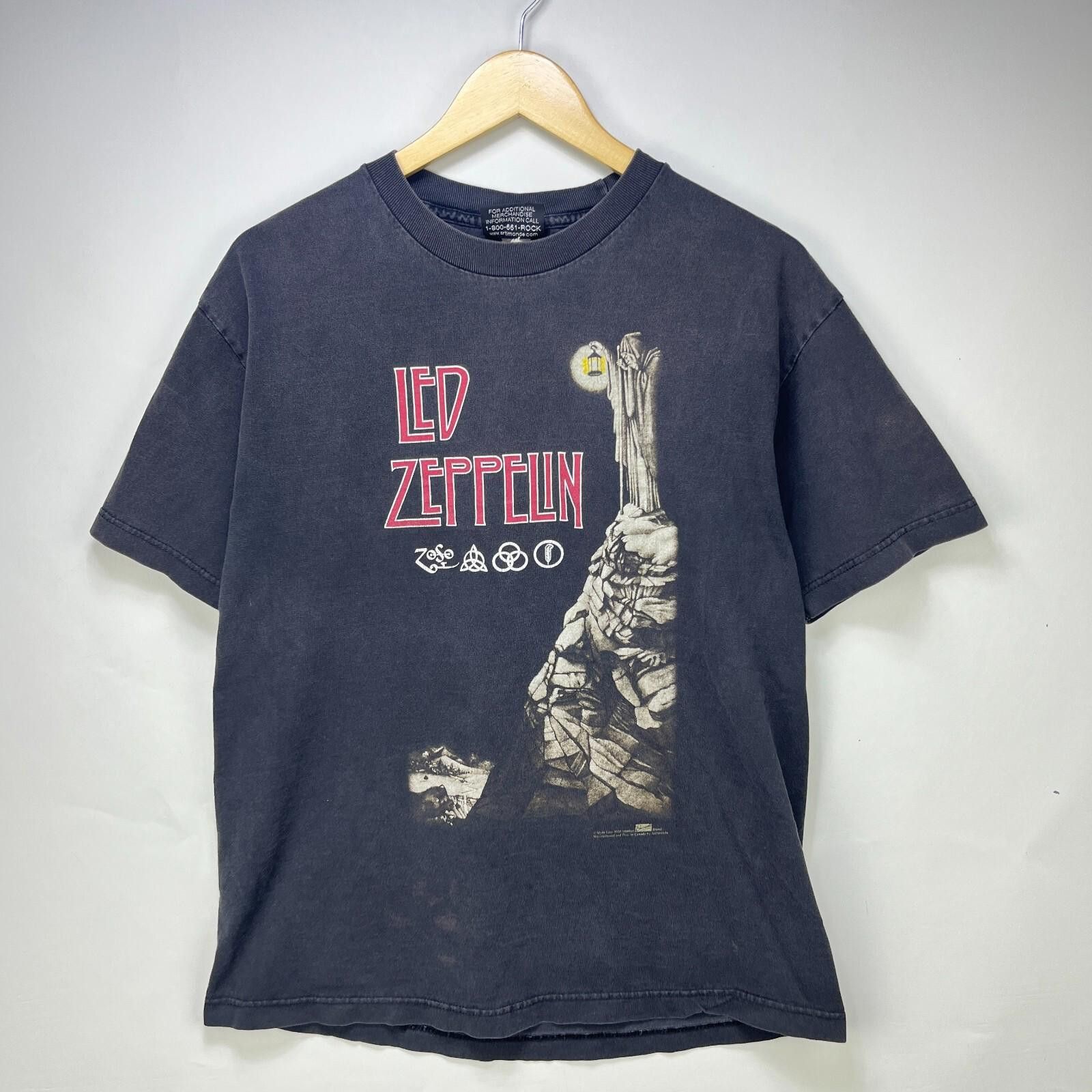 Vintage Led Zeppelin Sun Faded Band T Shirt Large Hoodie, Sweatshirt | PodTeesHub.com