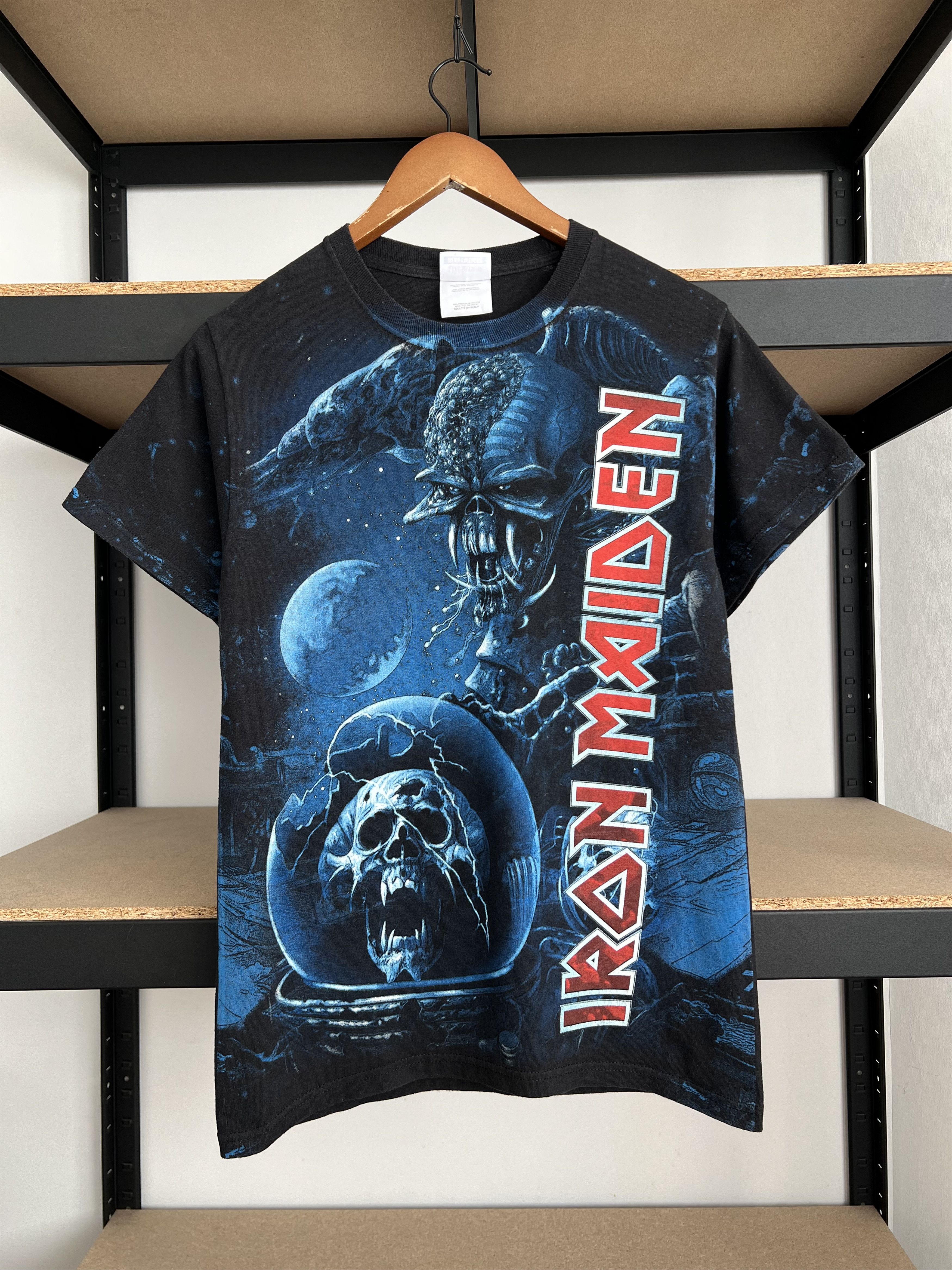 Band Tees Vintage 2000s Iron Maiden The Final Frontier Black T Shirt Hoodie, Sweatshirt | PodTeesHub.com