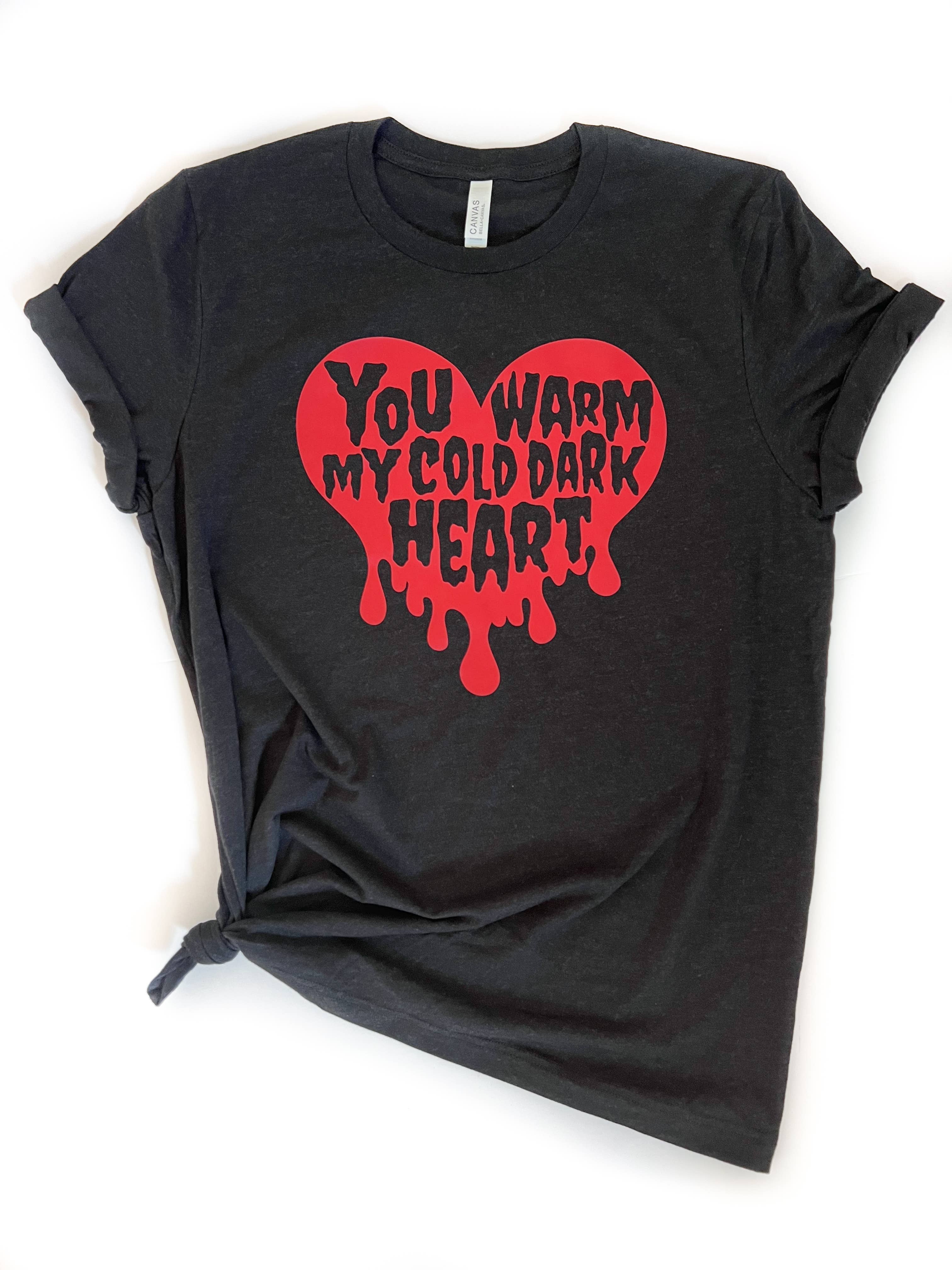 You Warm My Cold Dead Heart Valentine's Day Tie-Dye Tee Hoodie, Sweatshirt | PodTeesHub.com