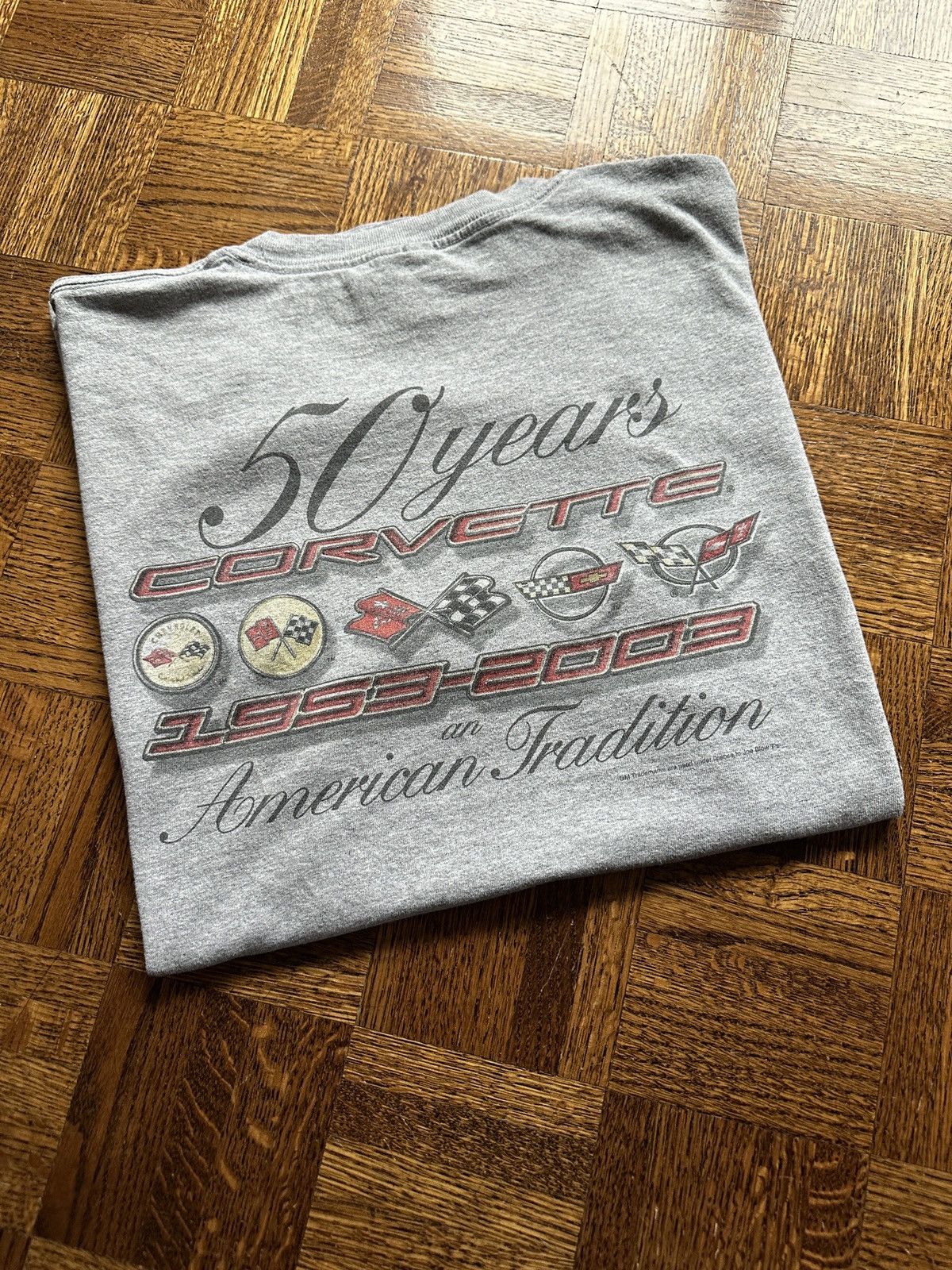 Vintage Y2k Corvette 50 Year Anniversary Graphic Tee Hoodie, Sweatshirt | PodTeesHub.com