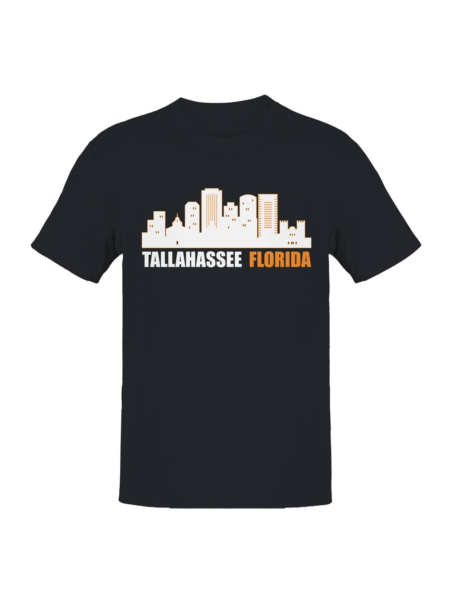 Tallahassee Florida Skyline Art Men's T-Shirt Hoodie, Sweatshirt | PodTeesHub.com