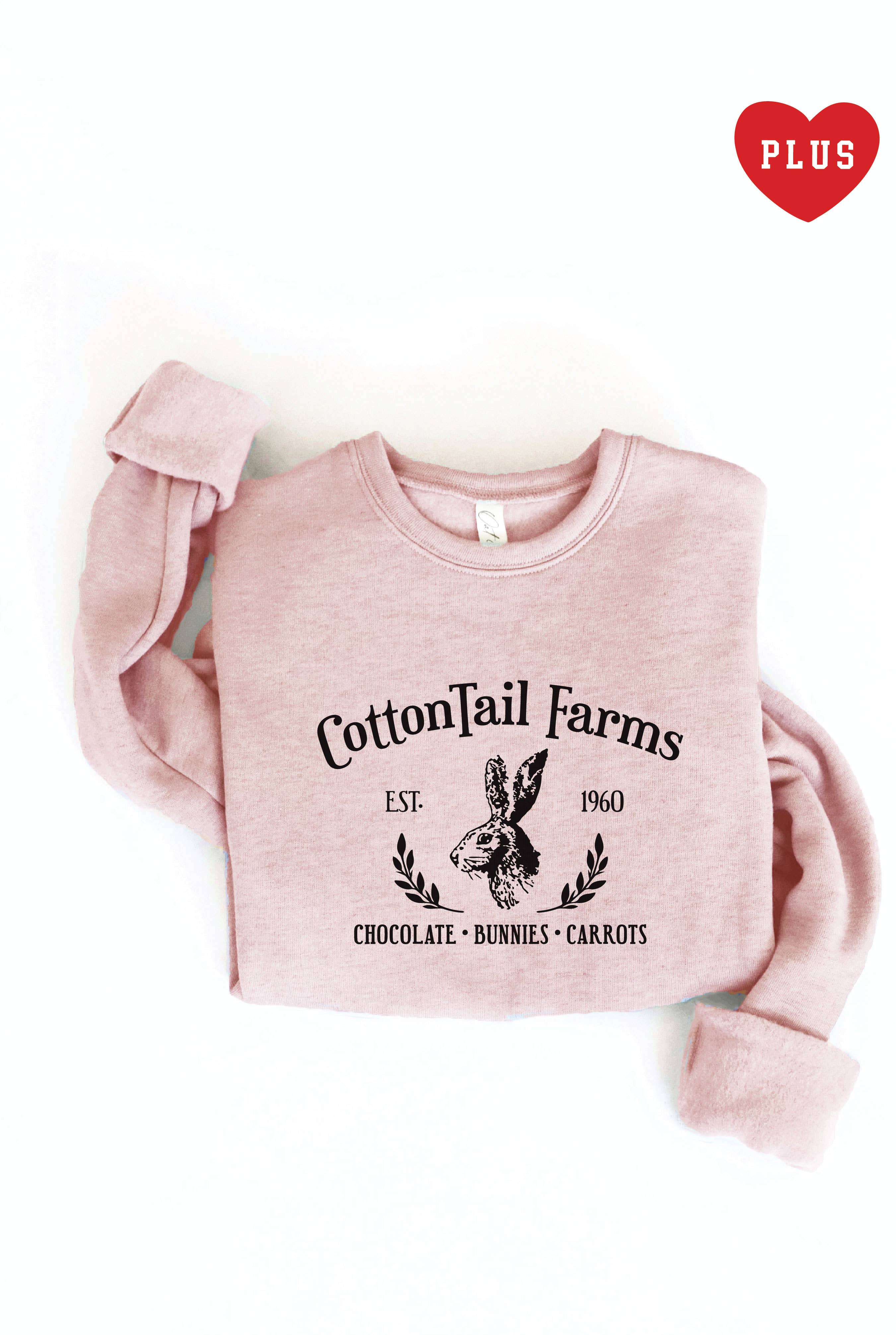 Cottontail Farms Plus Graphic Sweatshirt T-Shirts, Hoodie | PodTeesHub.com