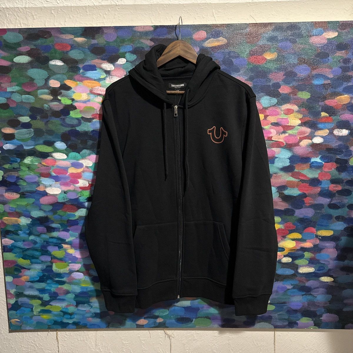 Religion True Religion Puff Print Black Size Xl T-Shirts, Hoodie, Sweatshirt