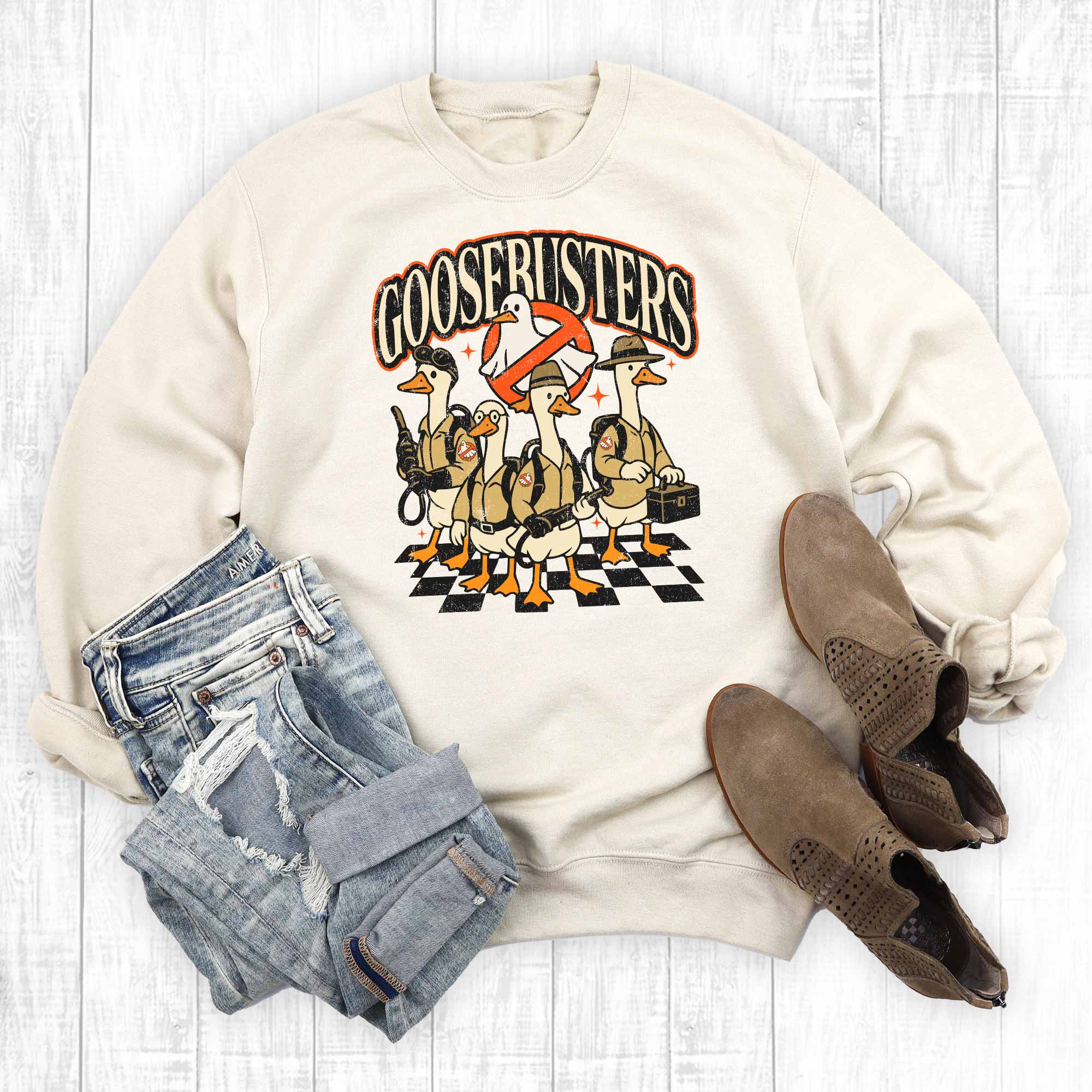 Halloween Goosebusters Graphic Sweatshirt T-Shirts, Hoodie | PodTeesHub.com