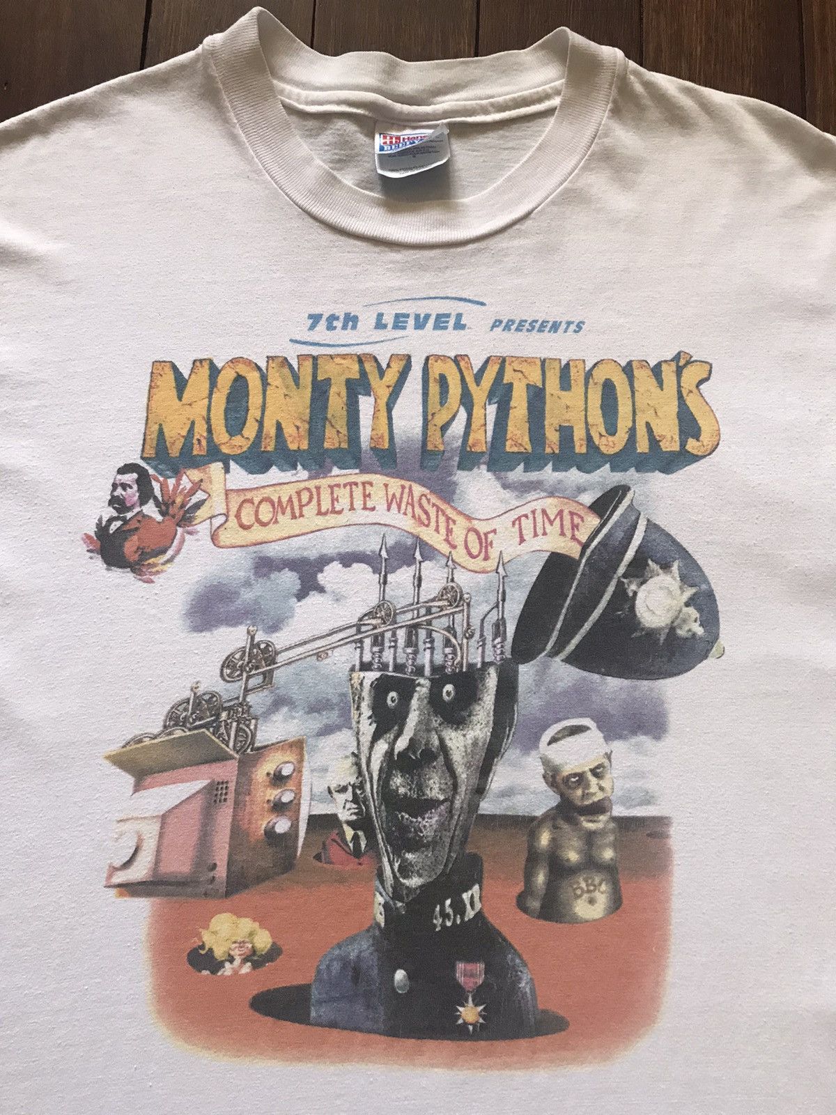 Vintage 90s Monty Python Complete Waste Time Video Game Shirt T-Shirts, Hoodie, Sweatshirt