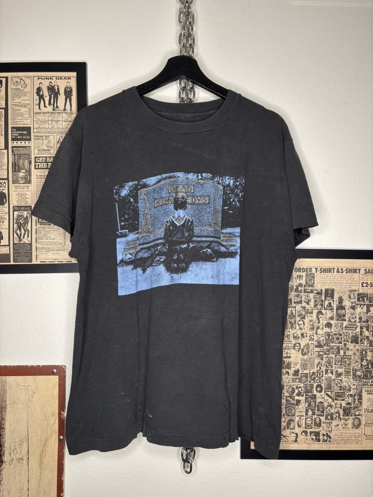 Band Tees Vintage Faded Boxy Dead Kennedys 90s Punk Band Tee T Shirt Hoodie, Sweatshirt | PodTeesHub.com