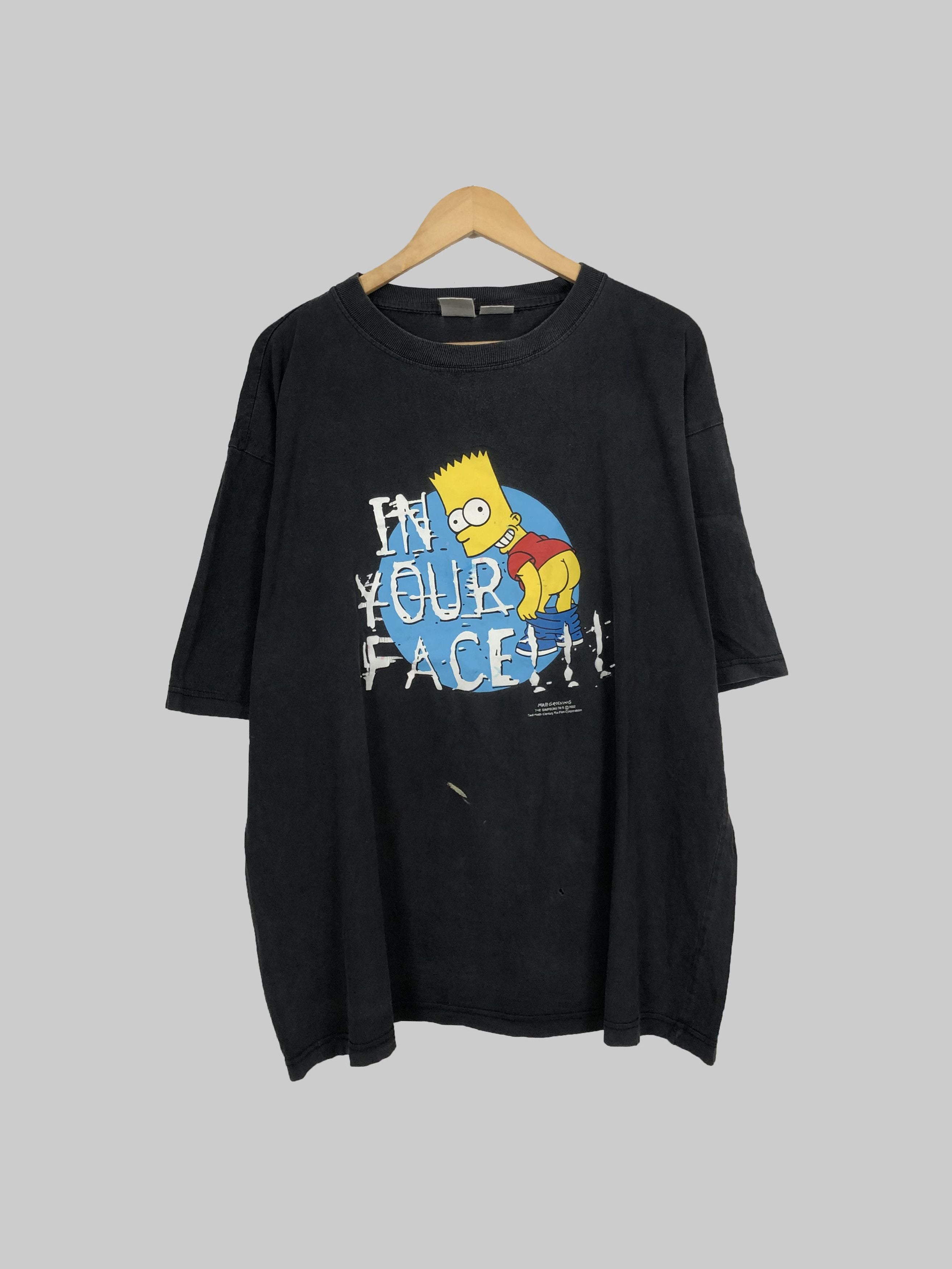 The Simpsons X Vintage Vintage 2002 Simpsons Bart Ass South Park King Of Hill T-Shirts, Hoodie, Sweatshirt | PodTeesHub.com