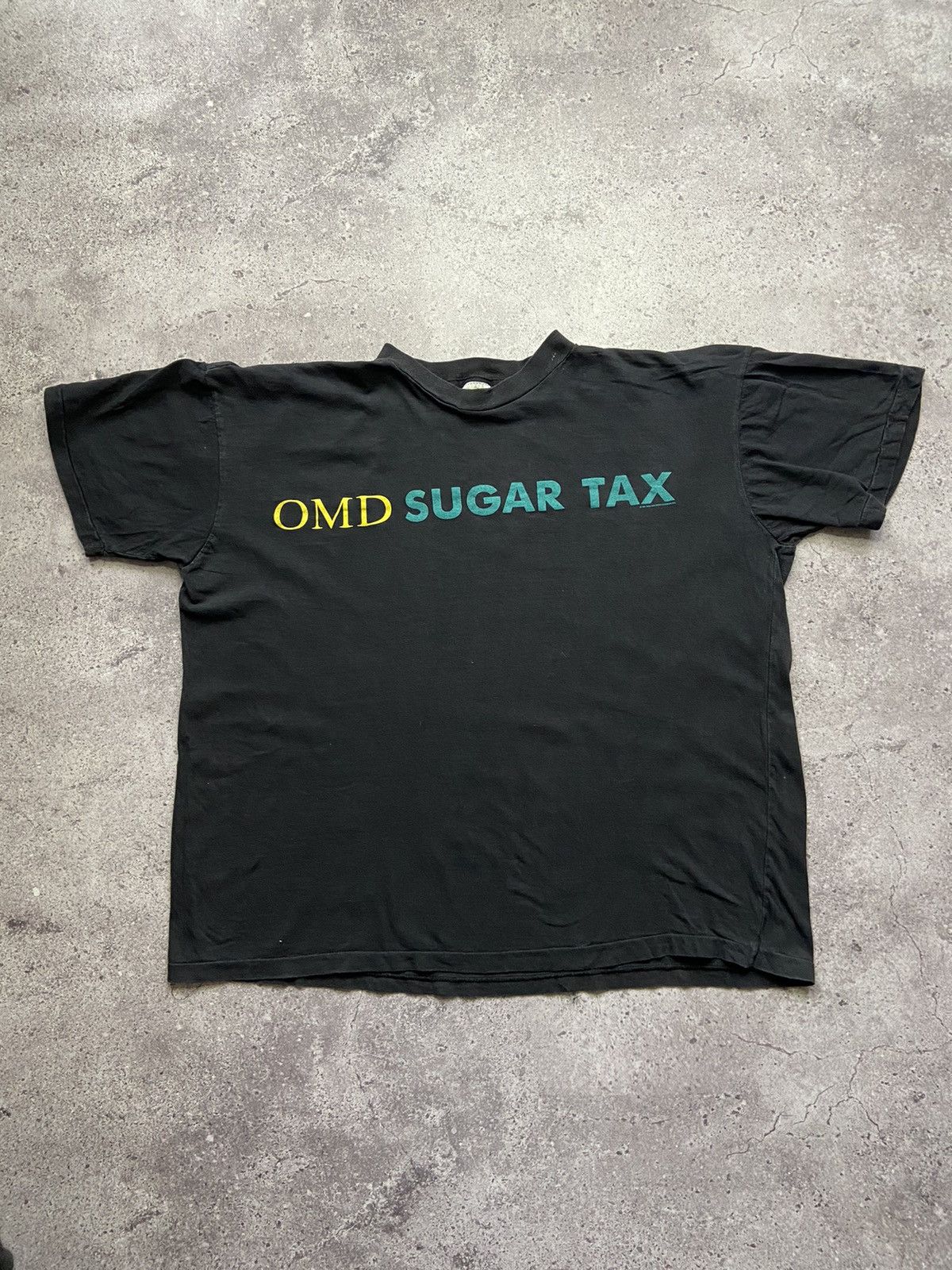 Band Tees Rare Vintage O M D 1991 Sugar Tax Tour Tee Hoodie, Sweatshirt | PodTeesHub.com