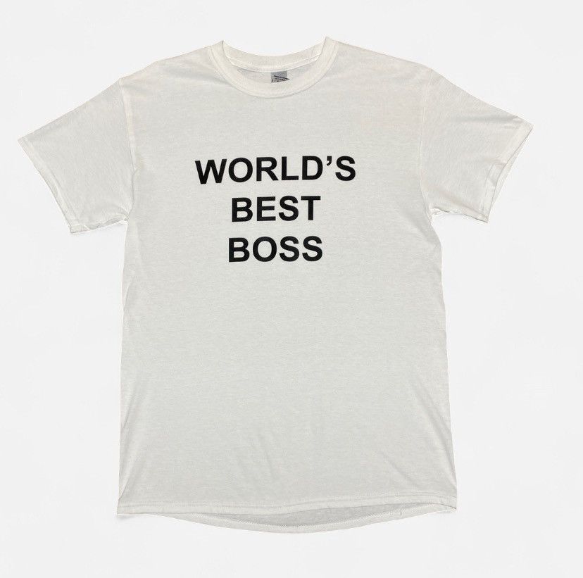 Gildan Worlds Best Boss Block Letter Funny T Shirt Hoodie, Sweatshirt | PodTeesHub.com