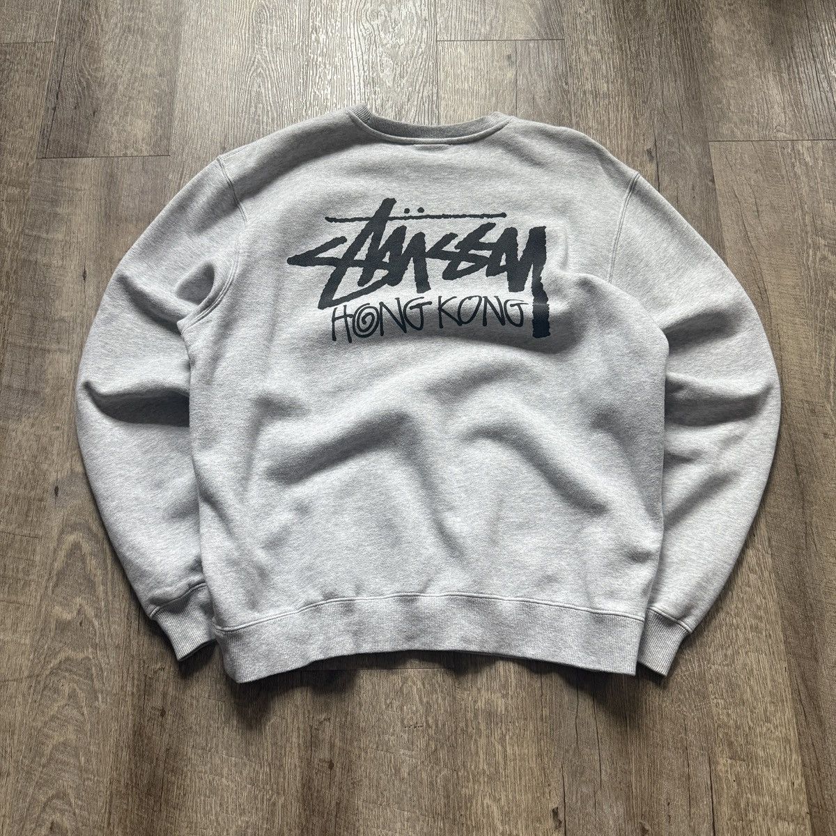 Stussy Hong Kong Exclusive Crewneck Large T-Shirts, Hoodie, Sweatshirt | PodTeesHub.com