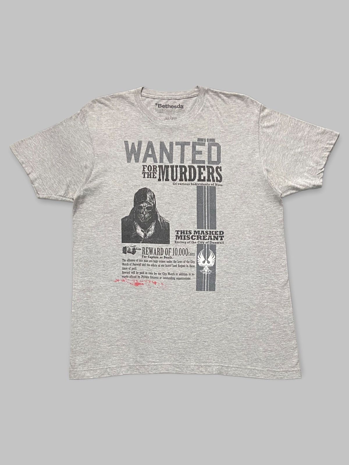 Playstation Dishonored Whaler Wanted Gaming Promo Tee Hoodie, Sweatshirt | PodTeesHub.com