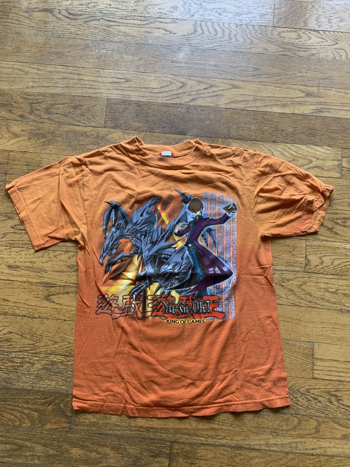 Japanese Brand Yugioh Kaiba Blue Eyes White Dragon Orange Anime T Shirt Hoodie, Sweatshirt | PodTeesHub.com