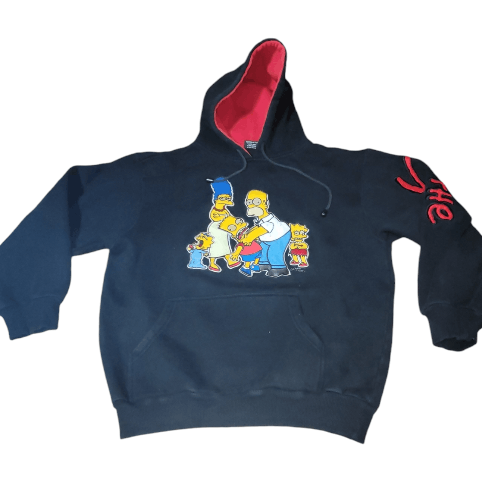The Simpsons 2002 Vintage Embroidered The Simpsons Hoodie T-Shirts, Sweatshirt | PodTeesHub.com