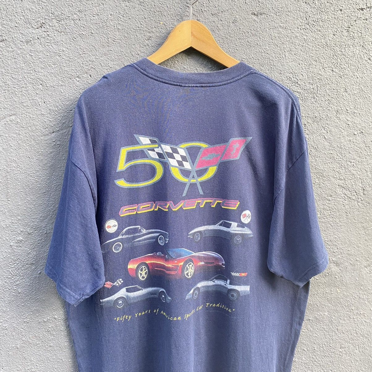 Vintage Faded Y2k Corvette Chevrolet American Sport Car Tee Hoodie, Sweatshirt | PodTeesHub.com