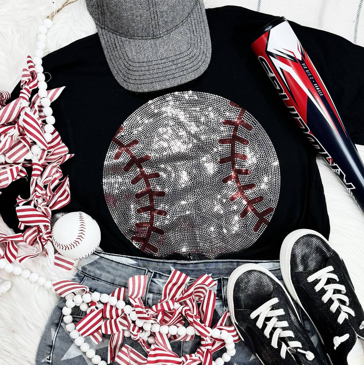 Spangled Baseball Transfer Everyday Tee Hoodie, Sweatshirt | PodTeesHub.com