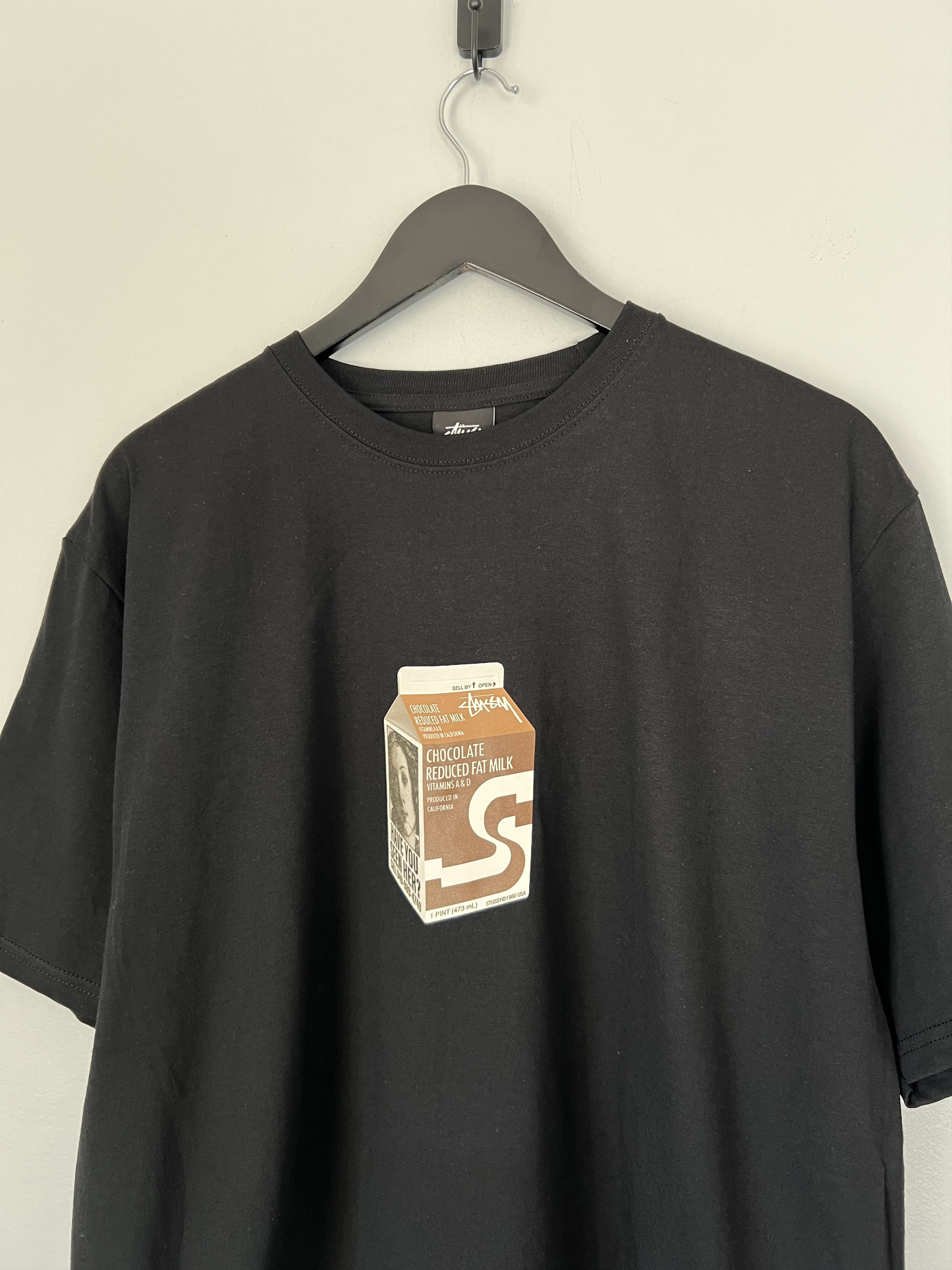 Stussy Milk Carton Black T-Shirts, Hoodie, Sweatshirt