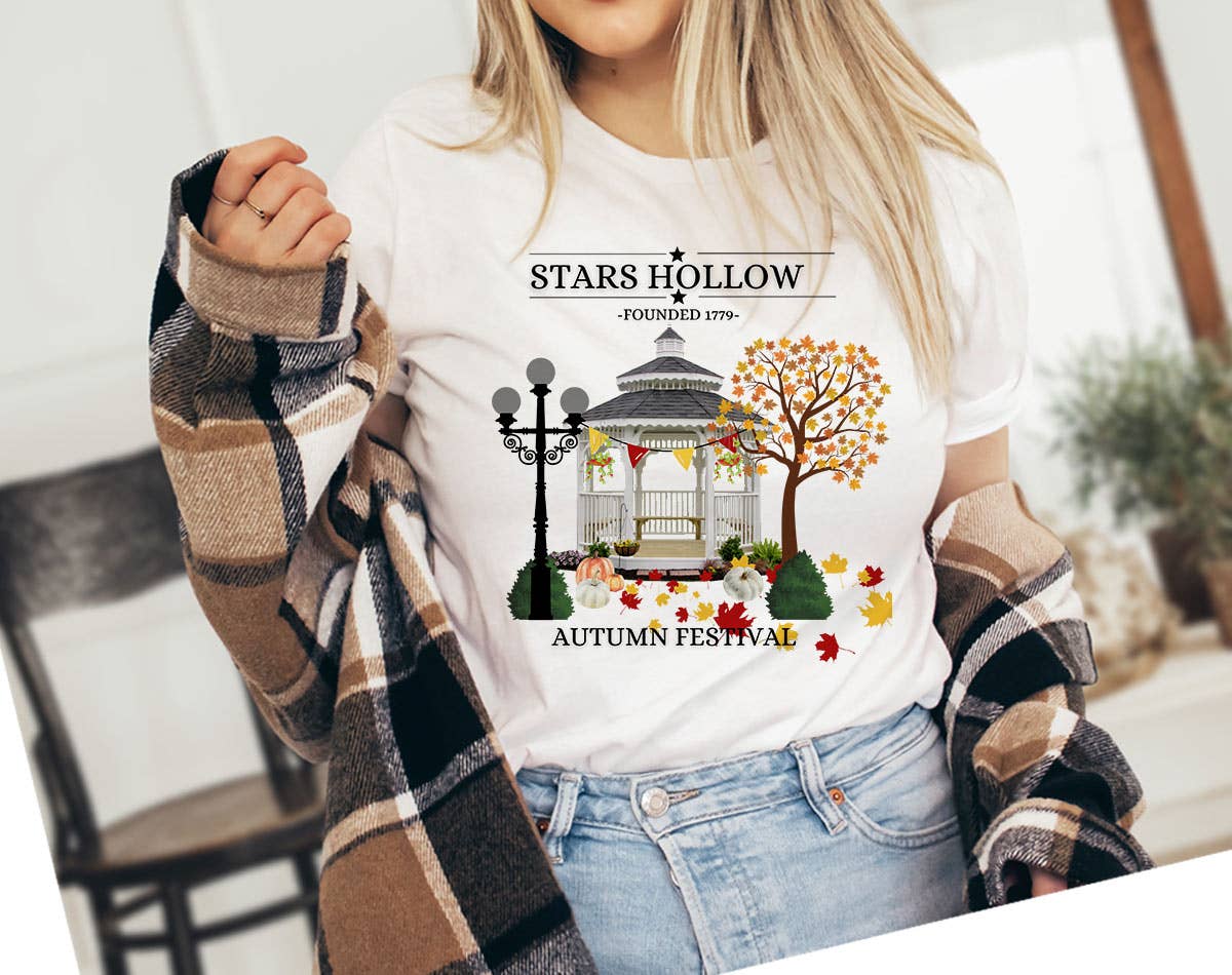 Star Hollow - Fall Gilmore Inspired T-Shirt Hoodie, Sweatshirt | PodTeesHub.com