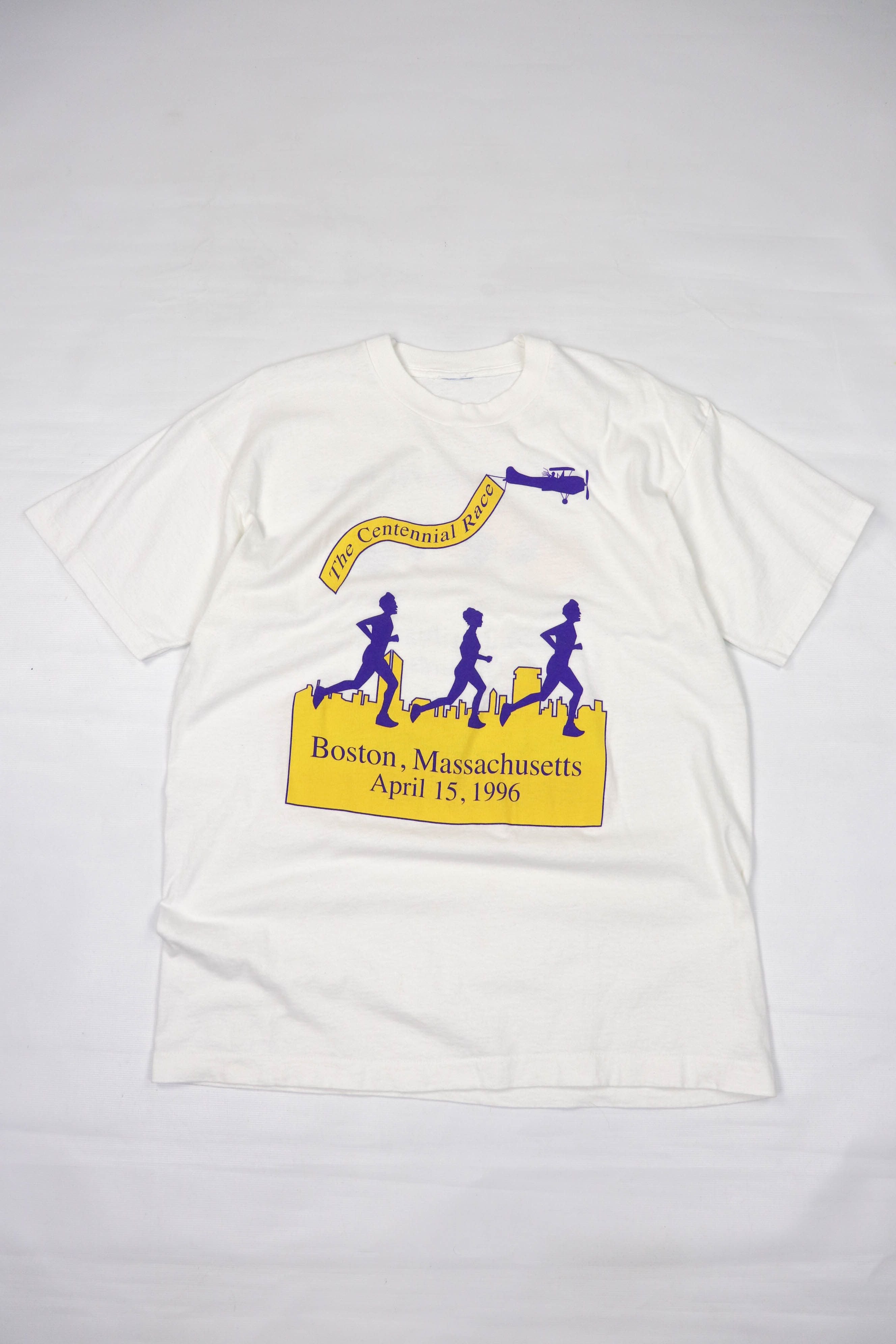 Vintage The Centennial Race Boston Massachusetts Vintage 90s T Shirt Hoodie, Sweatshirt | PodTeesHub.com