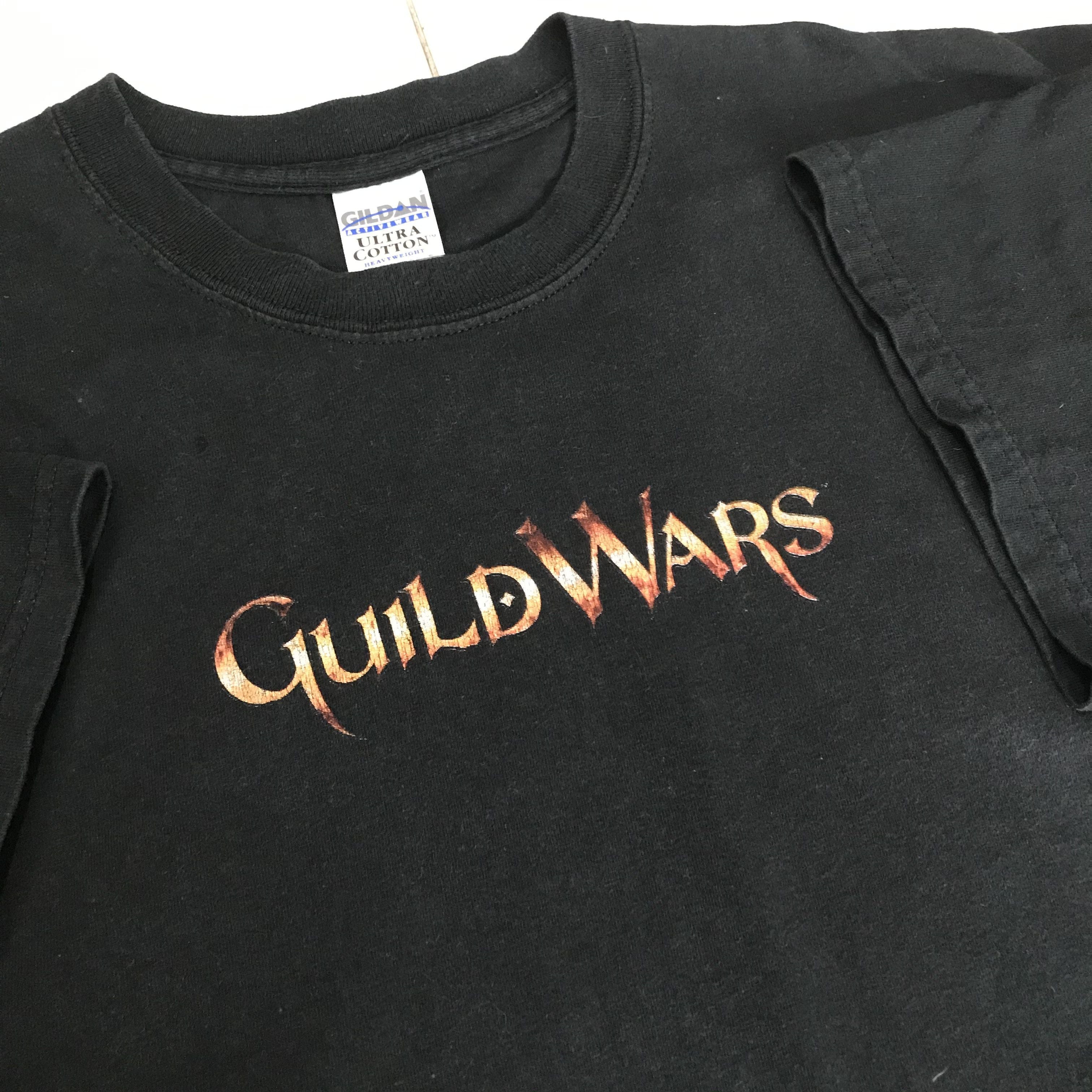 Vintage Y2k Guild Wars Video Game Promo Tee Xl Arenanet Hoodie, Sweatshirt | PodTeesHub.com