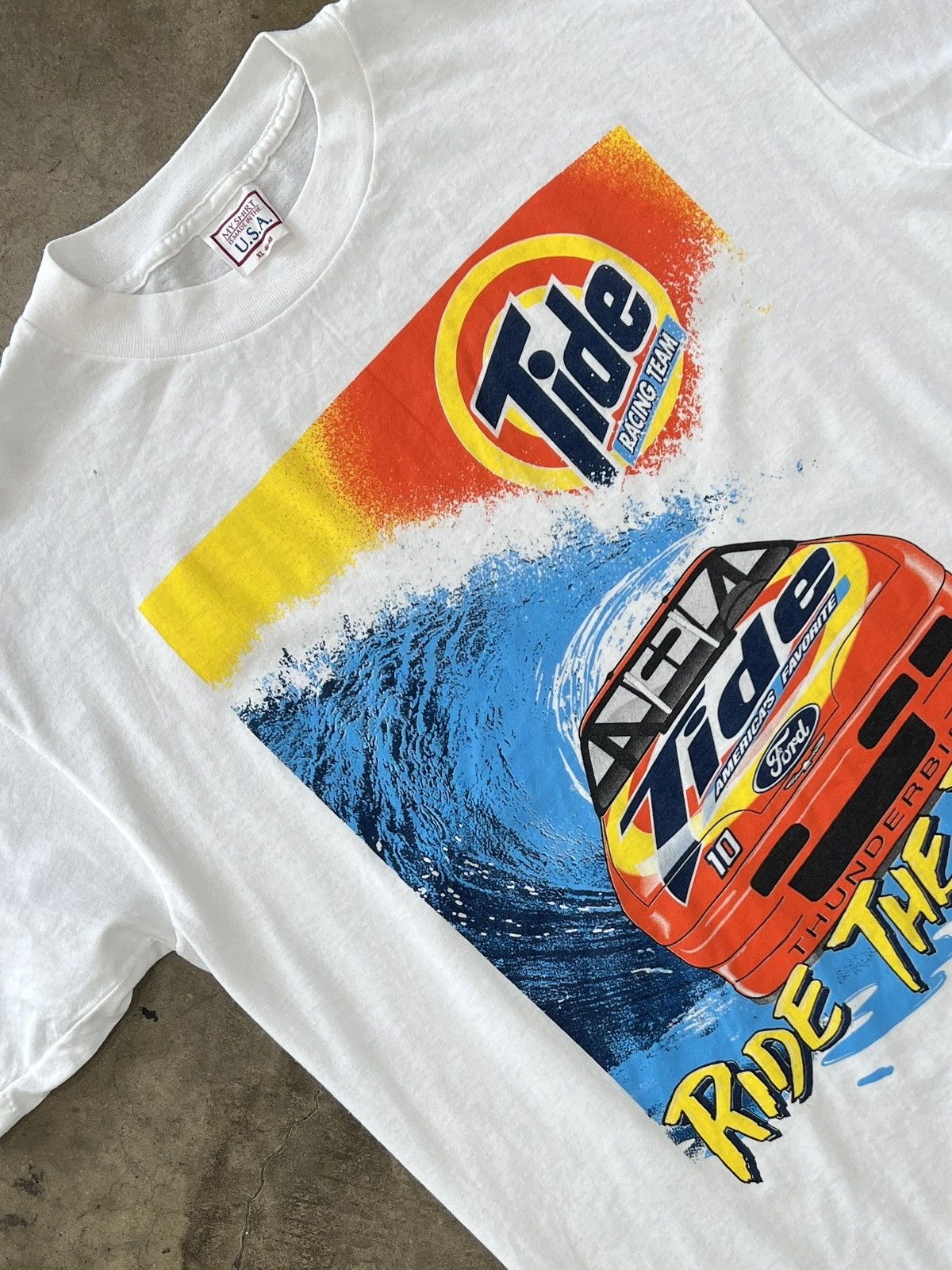 Nascar Vintage Tide Ford Racing Team Ride Tide Racing Xl T-Shirts, Hoodie, Sweatshirt