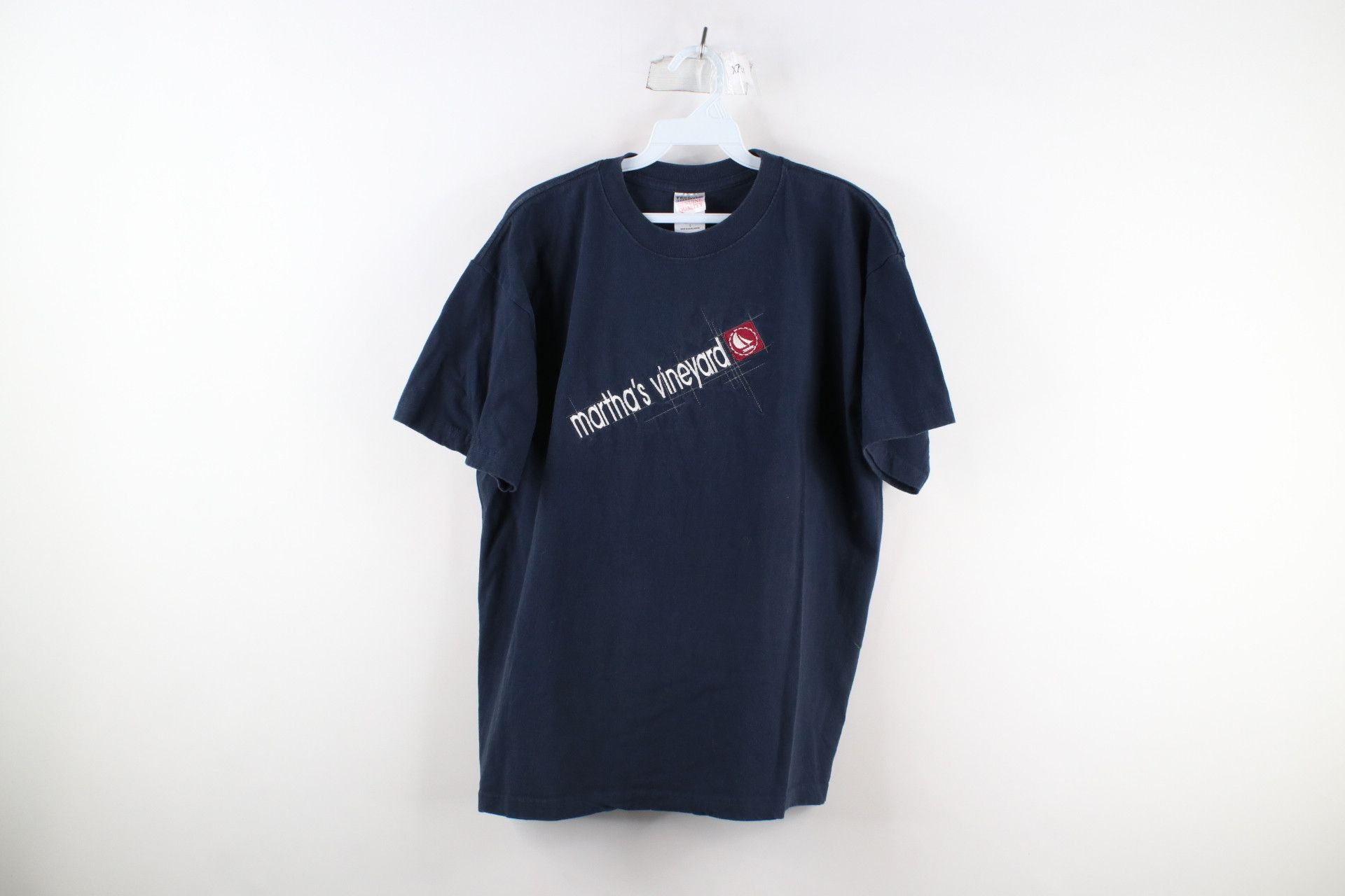 Vintage 90s Streetwear Out Marthas Vineyard T Shirt Blue Hoodie, Sweatshirt | PodTeesHub.com