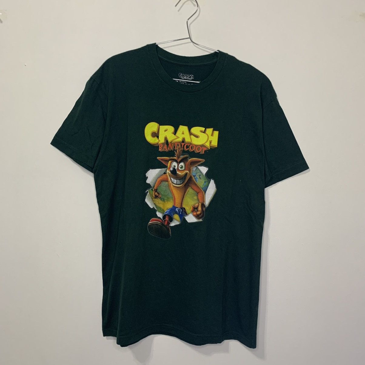 Vintage Crash Bandicoot Tshirt Playstation Hoodie, Sweatshirt | PodTeesHub.com