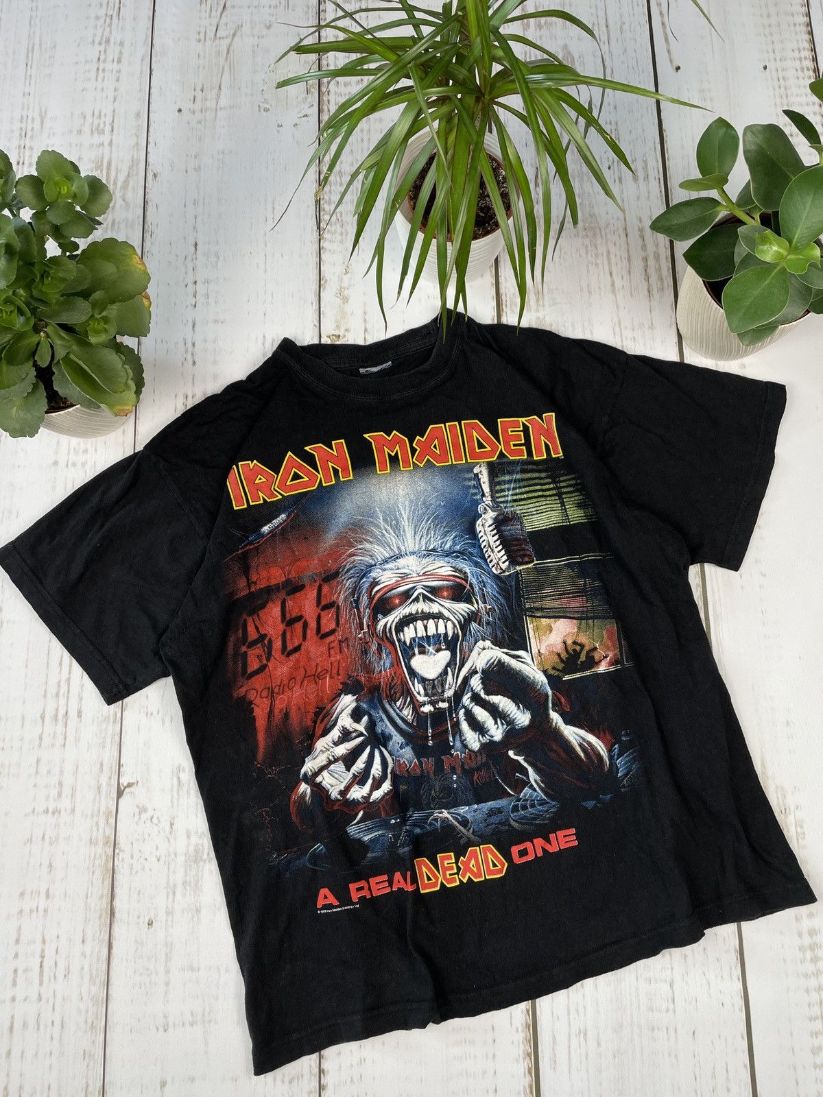 Iron Maiden X Vintage Iron Maiden Vintage Tee 1993 A Real Dead One Hoodie, Sweatshirt | PodTeesHub.com