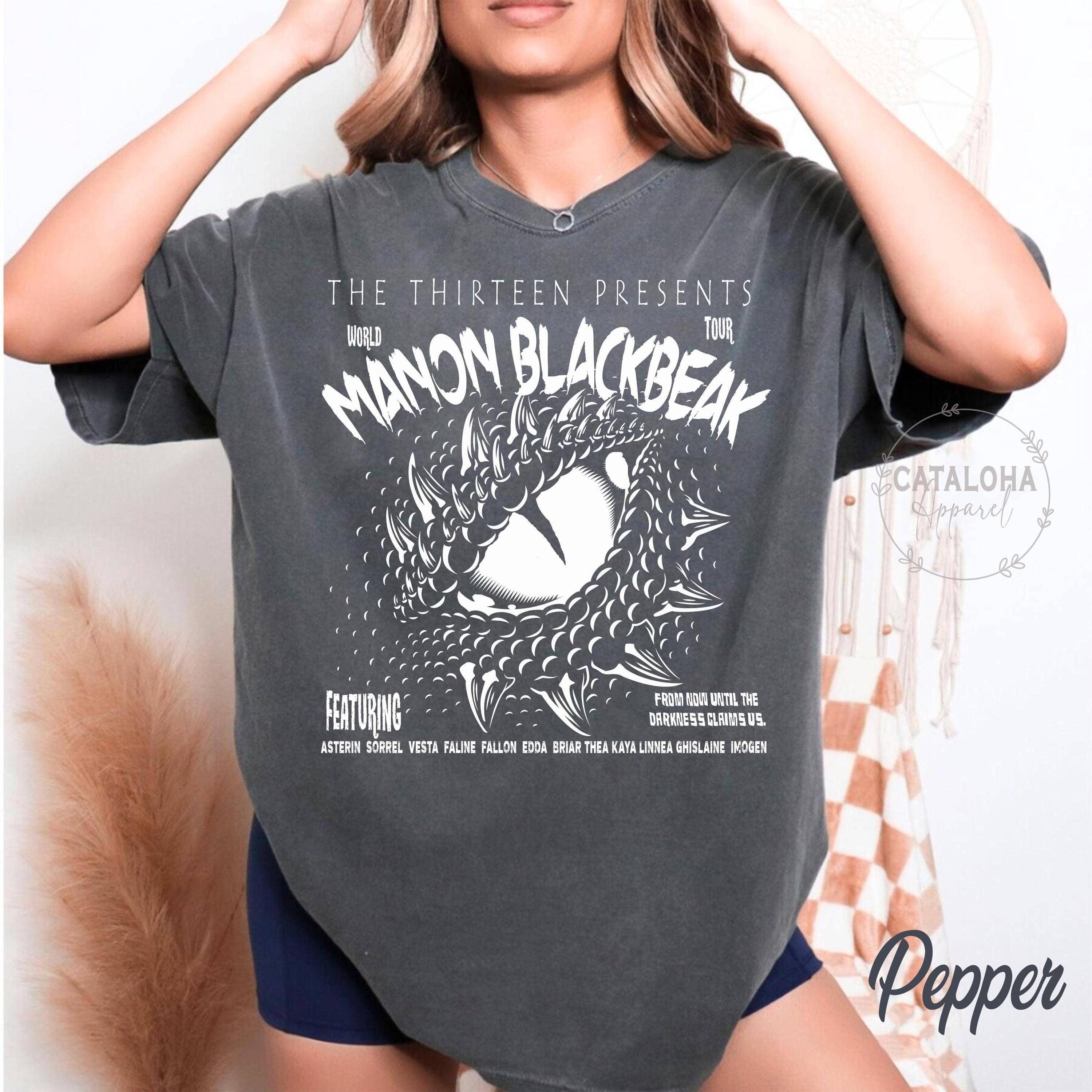 Manon Blackbeak Throne of Glass Shirt - Sarah J Maas Merch Hoodie, Sweatshirt | PodTeesHub.com
