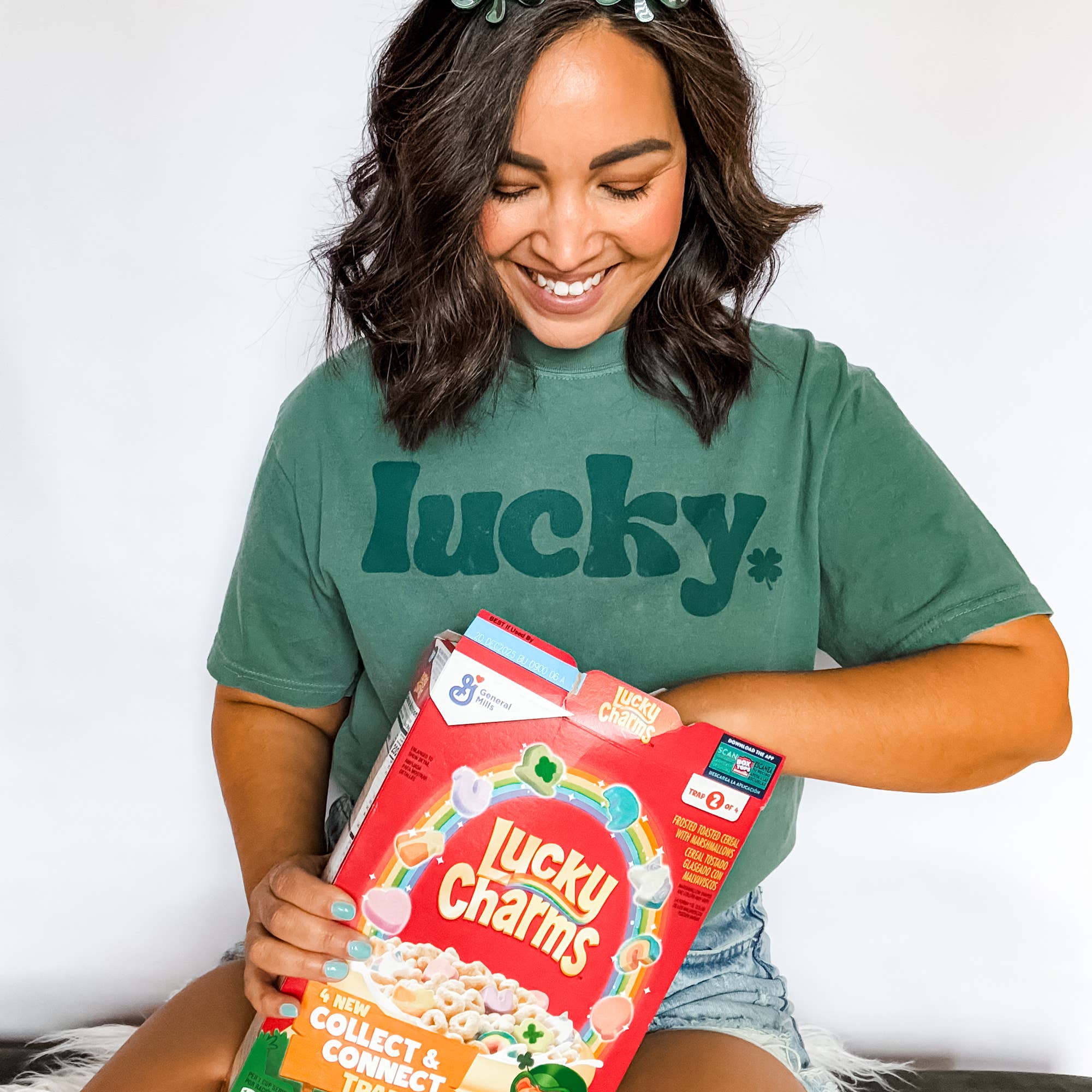 Lucky Graphic Shirt, St. Patrick's Day Shirt, St Patricks Hoodie, Sweatshirt | PodTeesHub.com