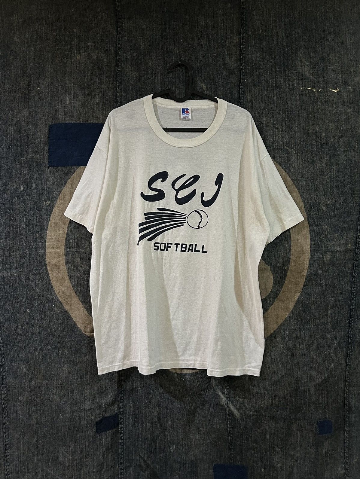 Vintage Russell Softball 80s Vintage 90s T Shirt Hoodie, Sweatshirt | PodTeesHub.com