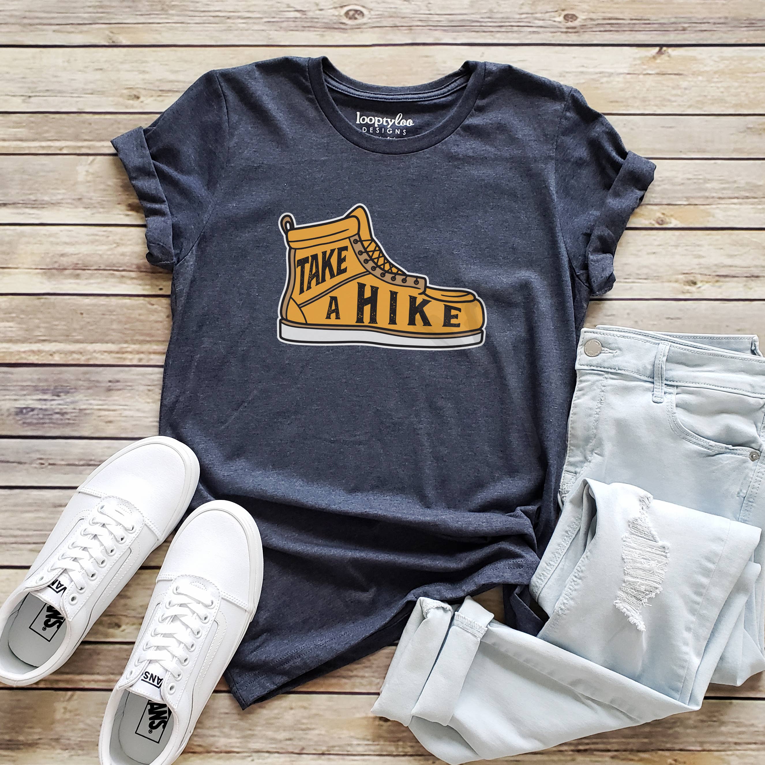 Take A Hike Tee | Outdoor | Sizes XS-2XL Hoodie, Sweatshirt | PodTeesHub.com