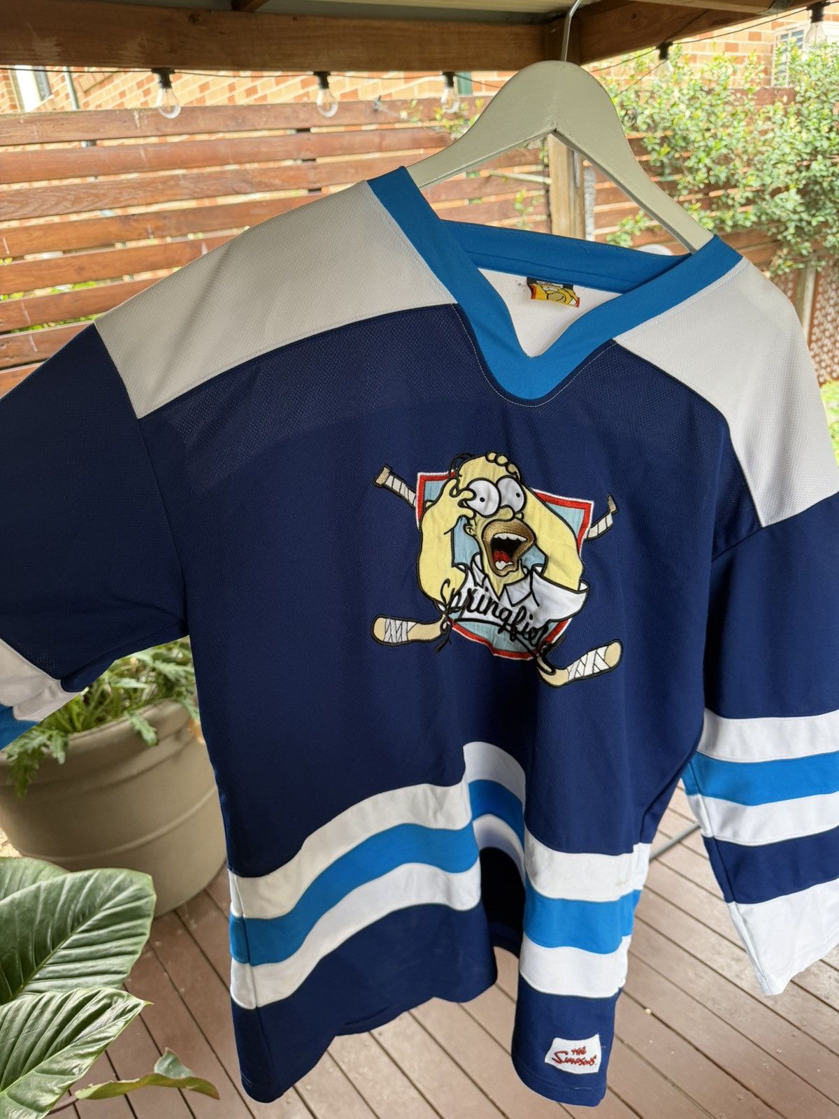 Simpsons The Simpsons Vintage Hockey Jersey T-Shirts, Hoodie, Sweatshirt | PodTeesHub.com