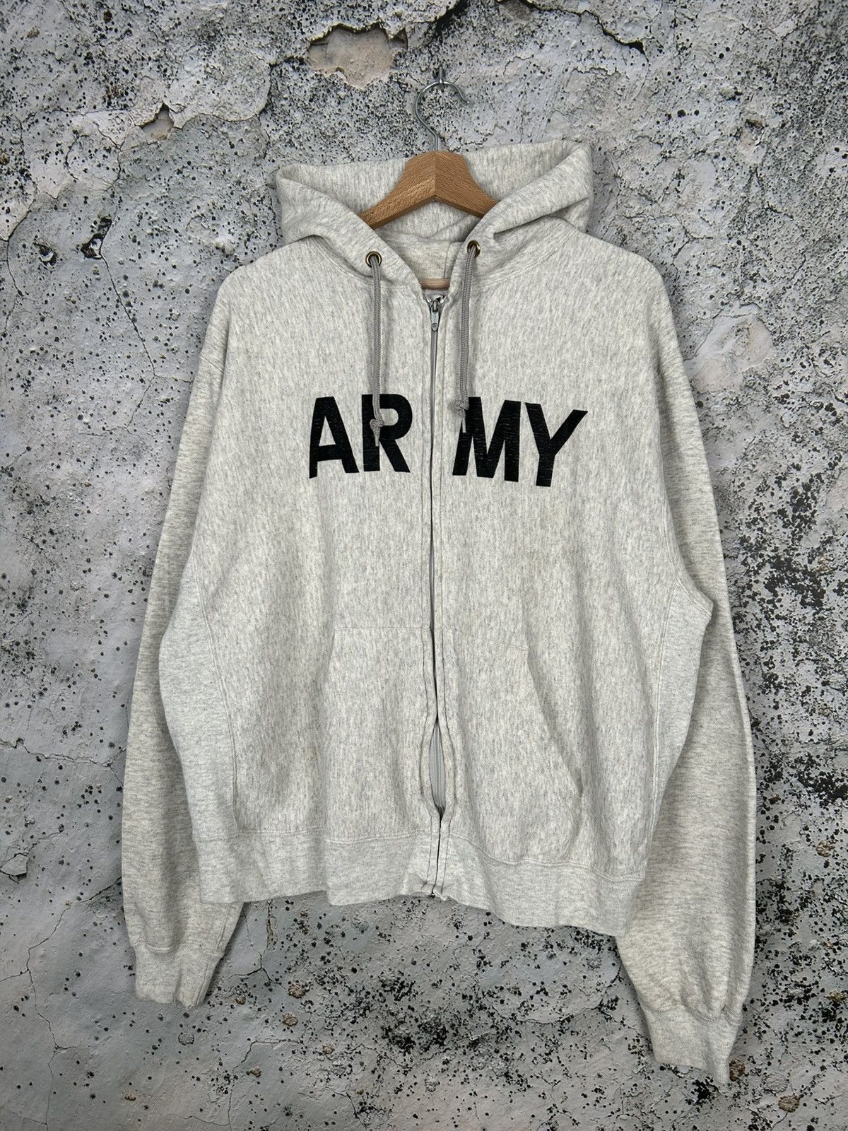 Vintage Army Zip Hoodie Military Streetwear Avant Garde T-Shirts, Sweatshirt | PodTeesHub.com