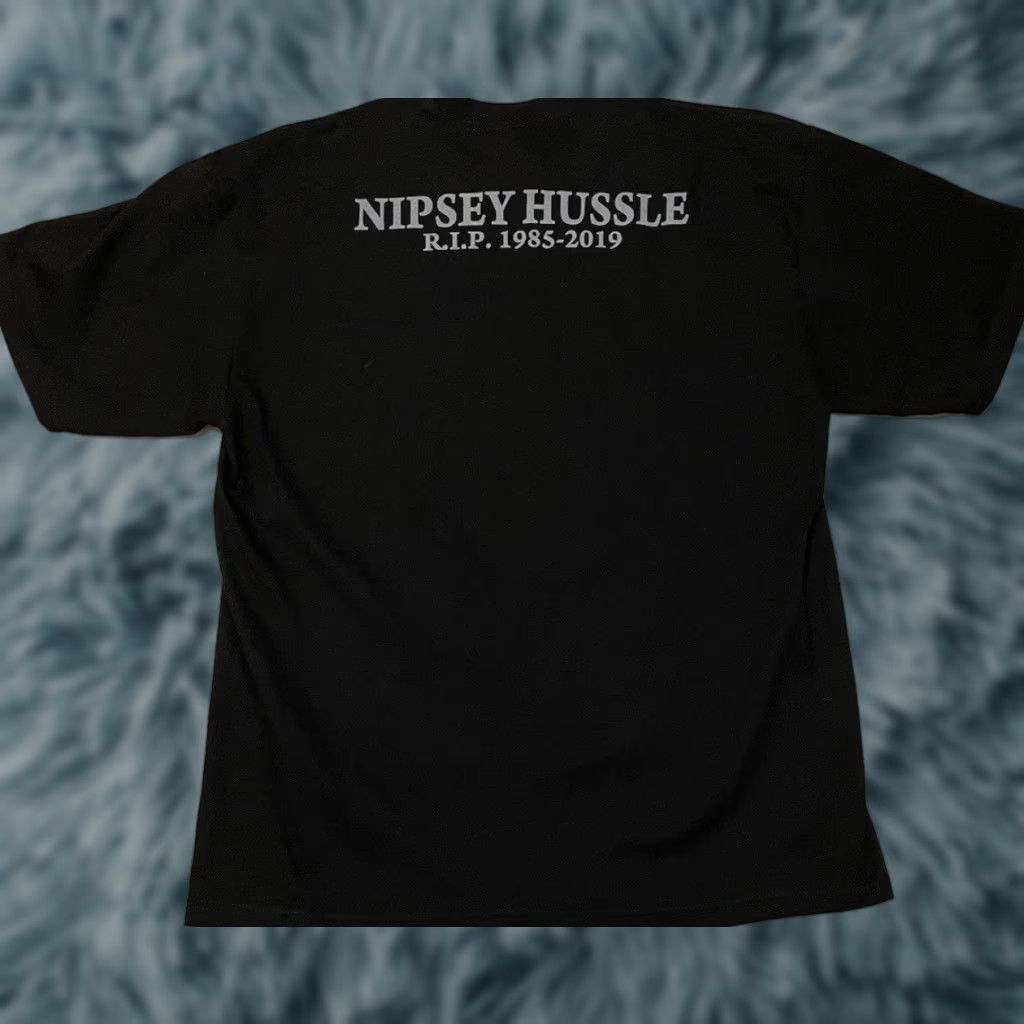 Vintage Nipsey Hussle Memorial Shirt Xl Tour Hip Hop Rap Concert 90s Graphic Tee Men Black Vintage Hoodie, Sweatshirt