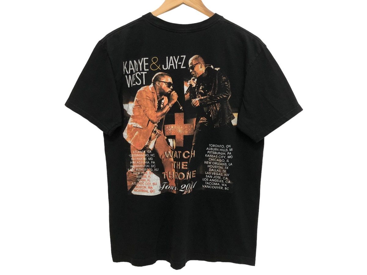 Kanye West X Rap Tees Watch The Throne Tour Promo Tee Hip Hop Rap Tee Hoodie, Sweatshirt | PodTeesHub.com