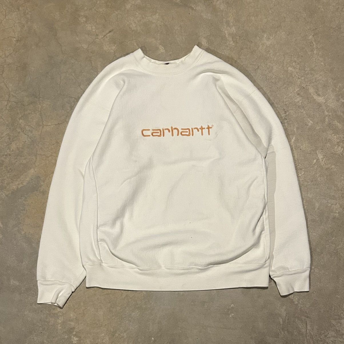 Vintage 1980s Carhartt Rugged Outdoor Wear Logo Crewneck T-Shirts, Hoodie, Sweatshirt | PodTeesHub.com