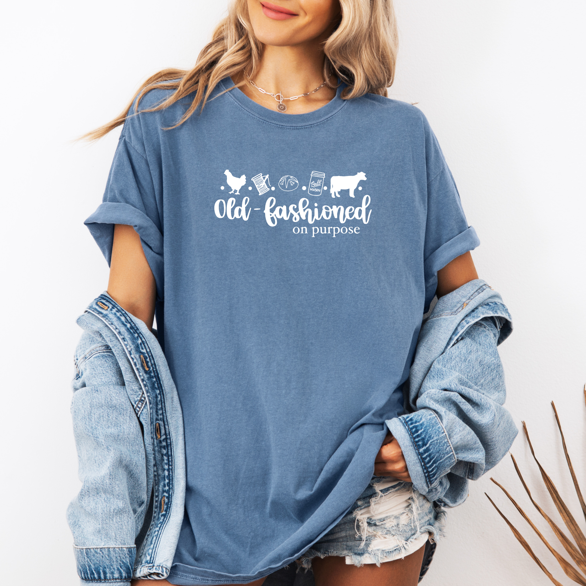 Old Fashioned Western Tee - Chicken Spring Graphic Tee Hoodie, Sweatshirt | PodTeesHub.com