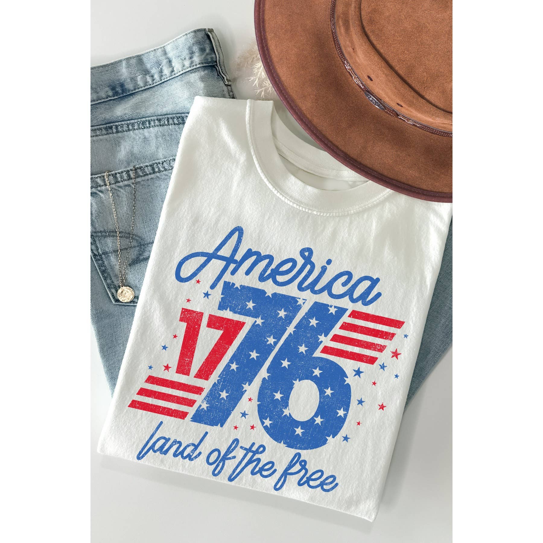 America 1776 Land of the Free Short Sleeve T Shirt Hoodie, Sweatshirt | PodTeesHub.com