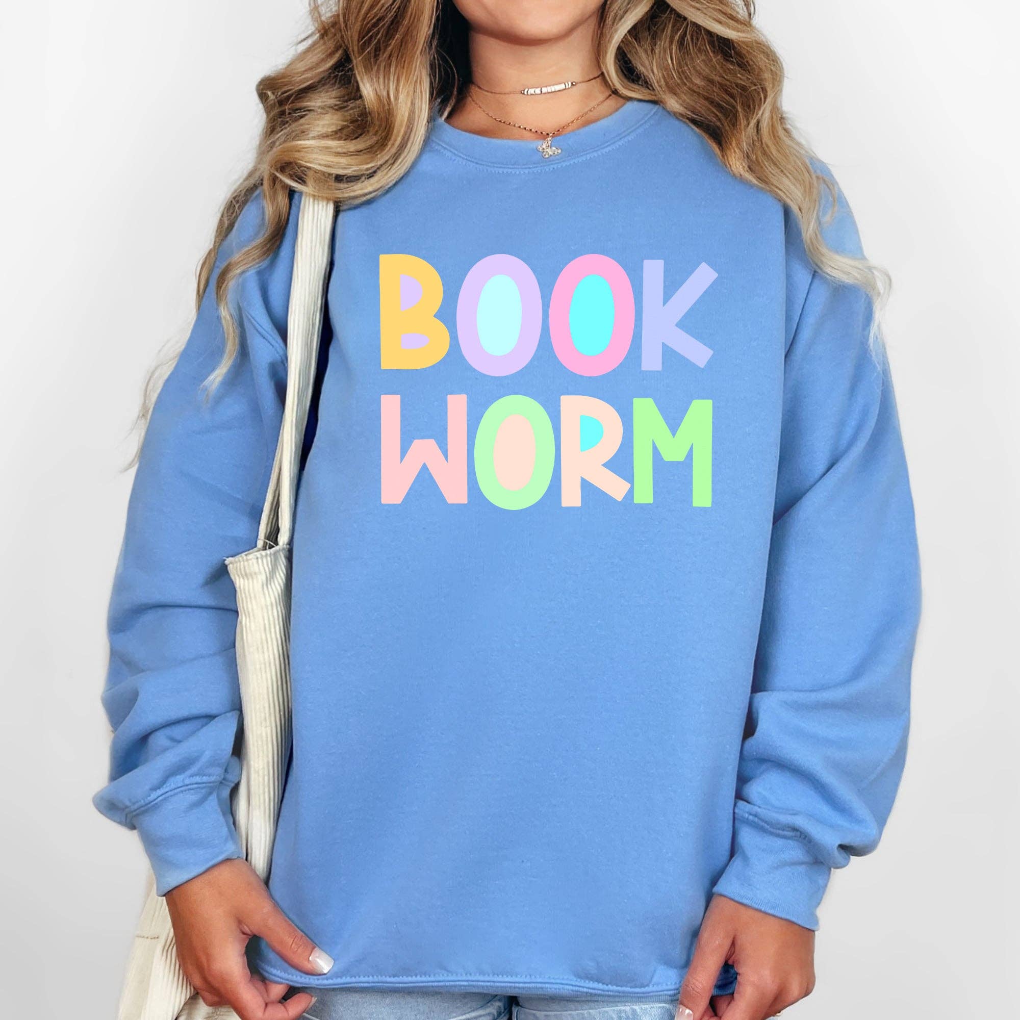 Book Worm, Pastel, Reading, Booktok, Library Sweatshirt T-Shirts, Hoodie | PodTeesHub.com