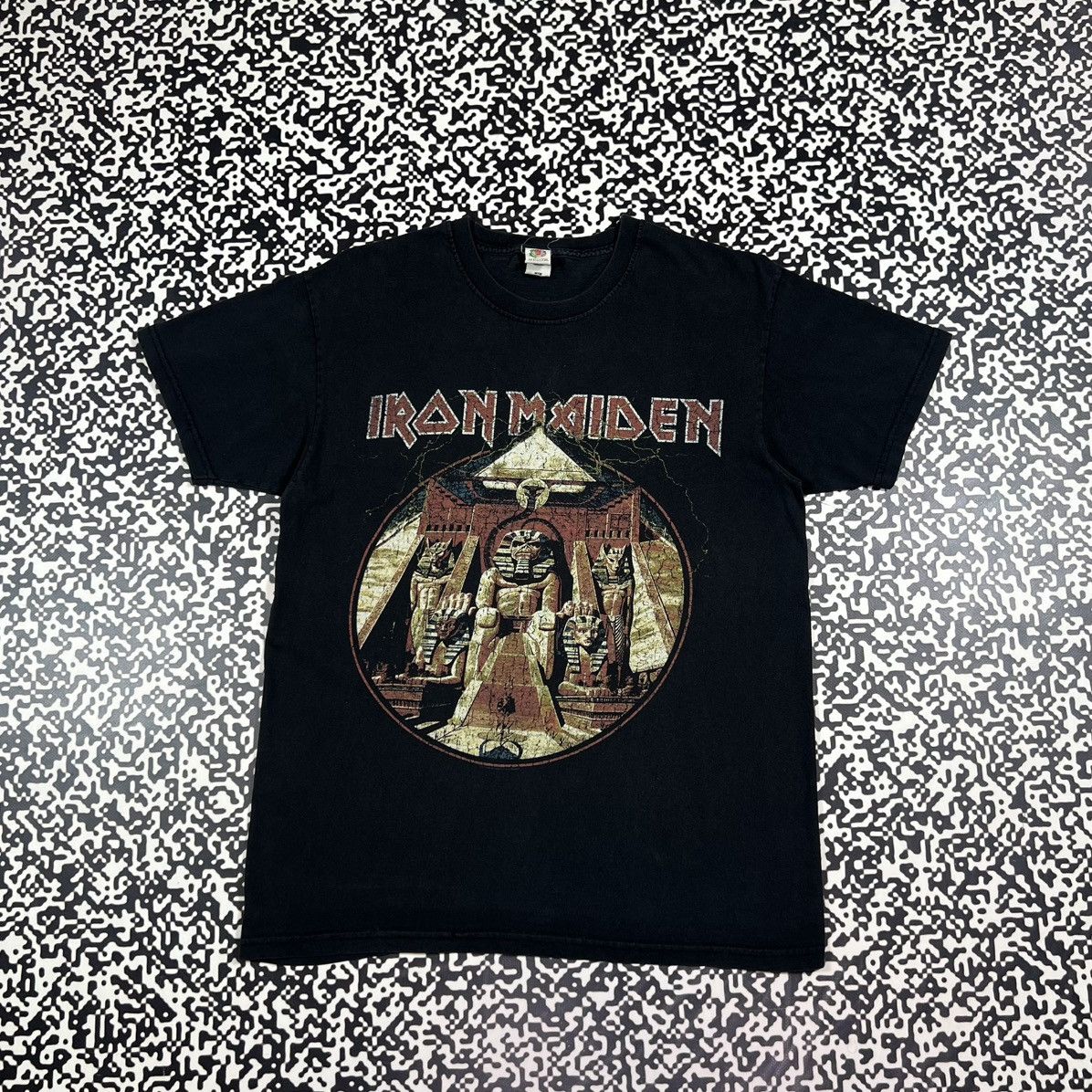 Iron Maiden Vintage Y2k Iron Maiden Faded Band Rock Style Tour T Shirt Hoodie, Sweatshirt | PodTeesHub.com
