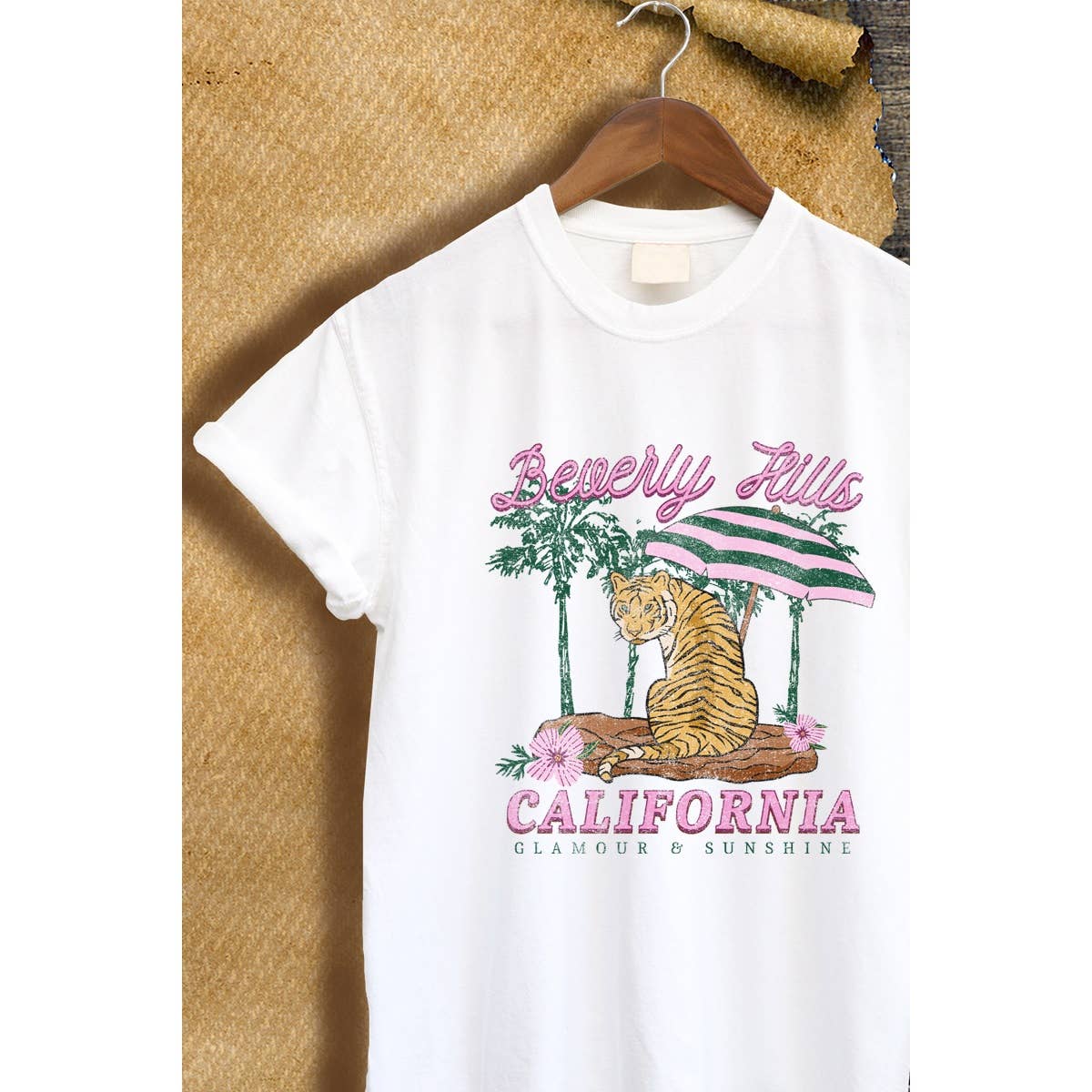 Beverly Hills California Vintage  Graphic Tee Hoodie, Sweatshirt | PodTeesHub.com