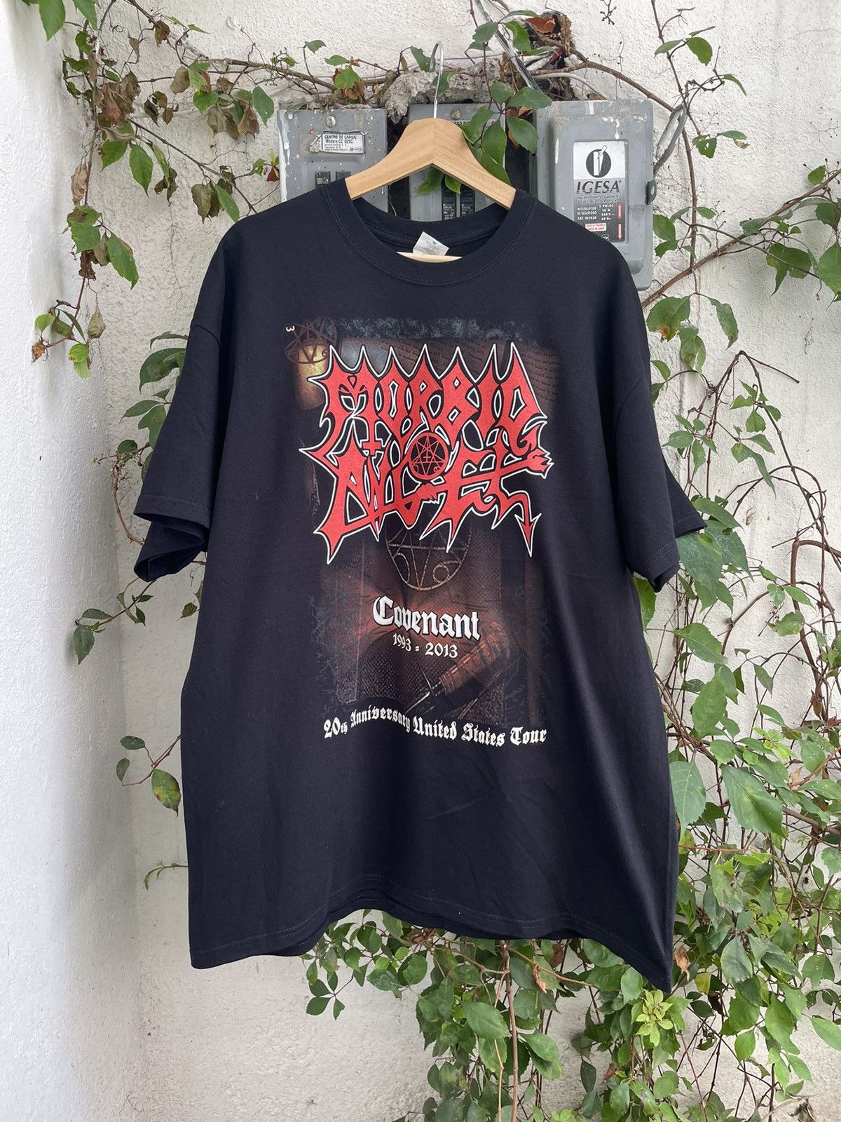 Band Tees 2013 Morbid Angel Covenant 20th Anniversary Metal Tee Hoodie, Sweatshirt | PodTeesHub.com